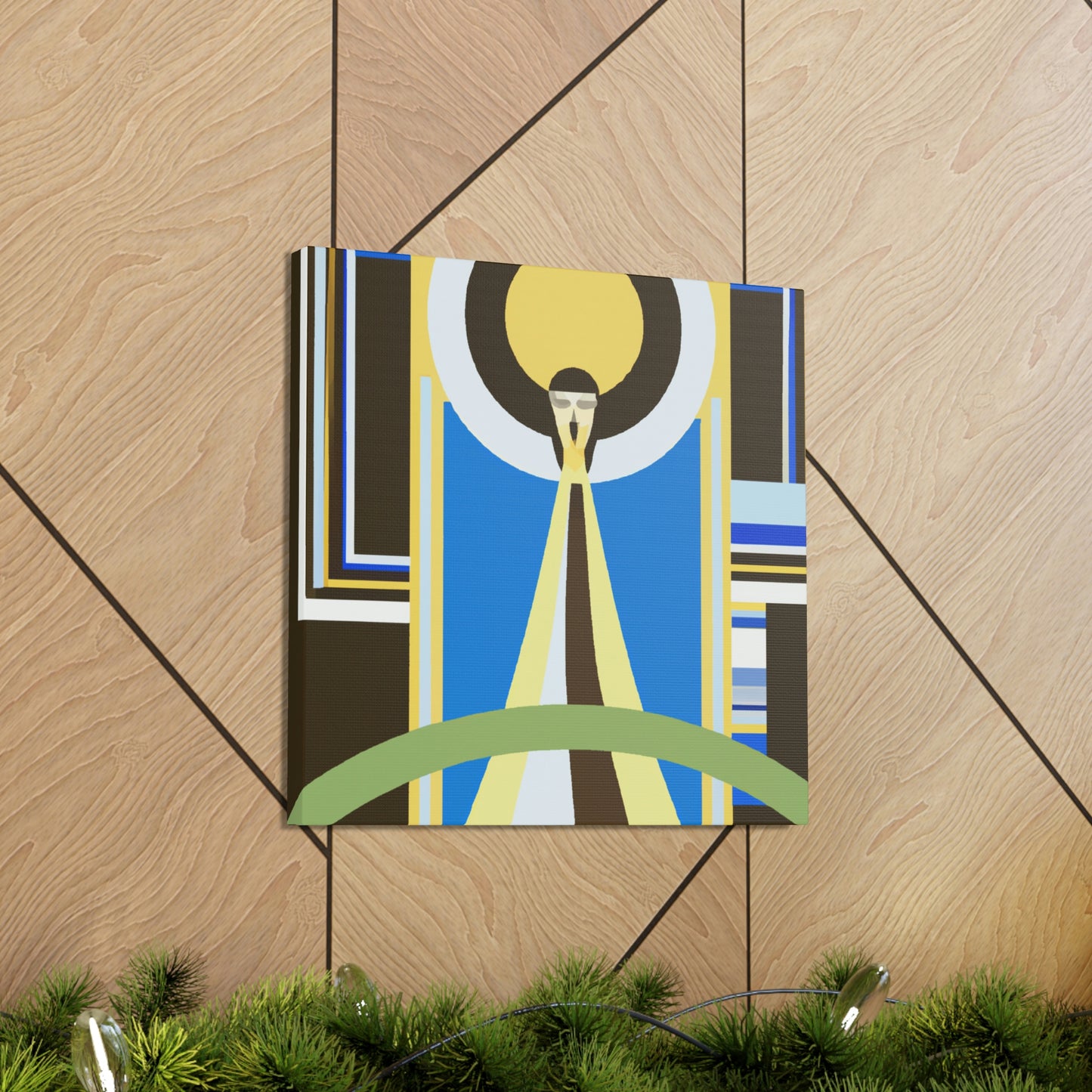 Catching Art Deco Lasso - Canvas