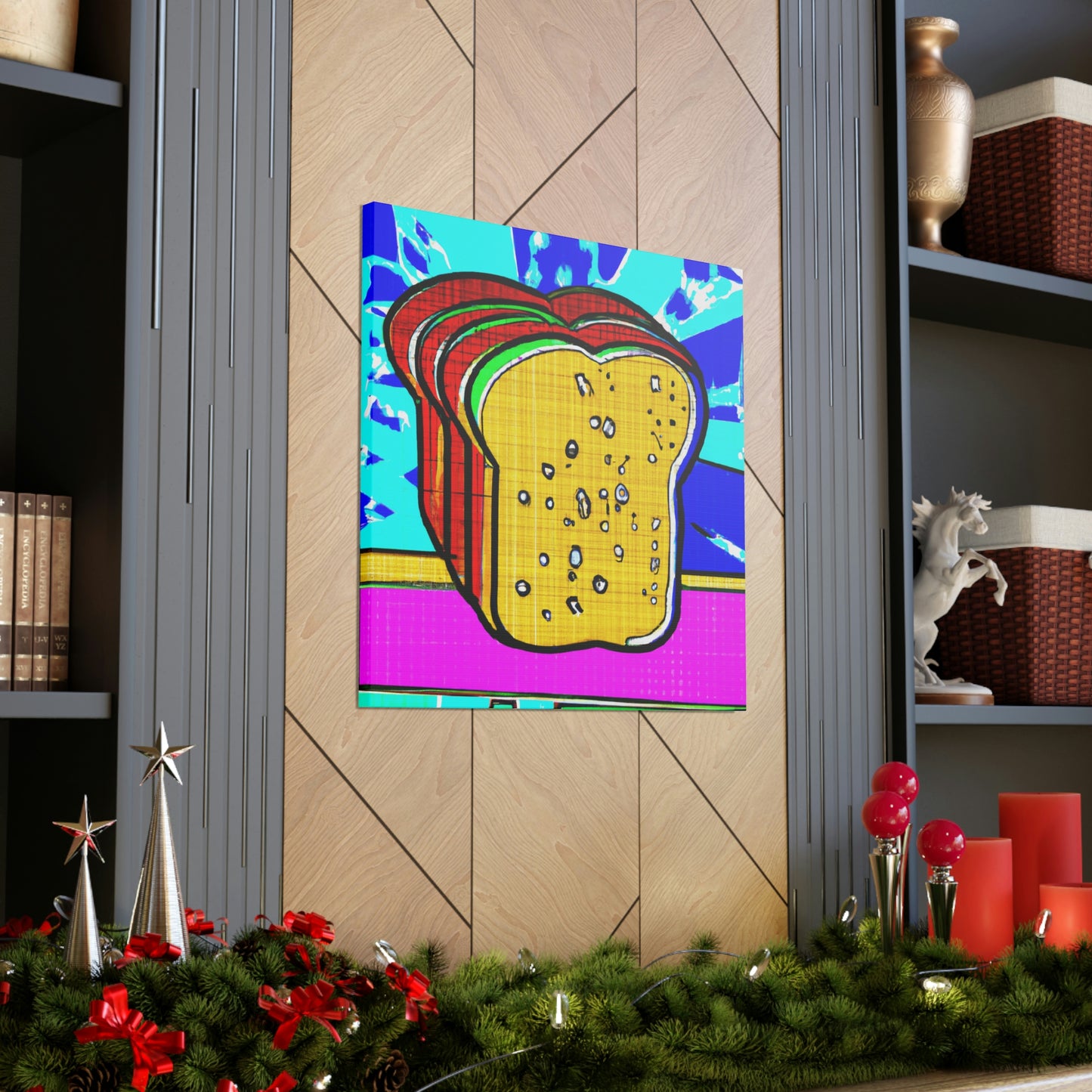 Bread in Pop Art - Canvas