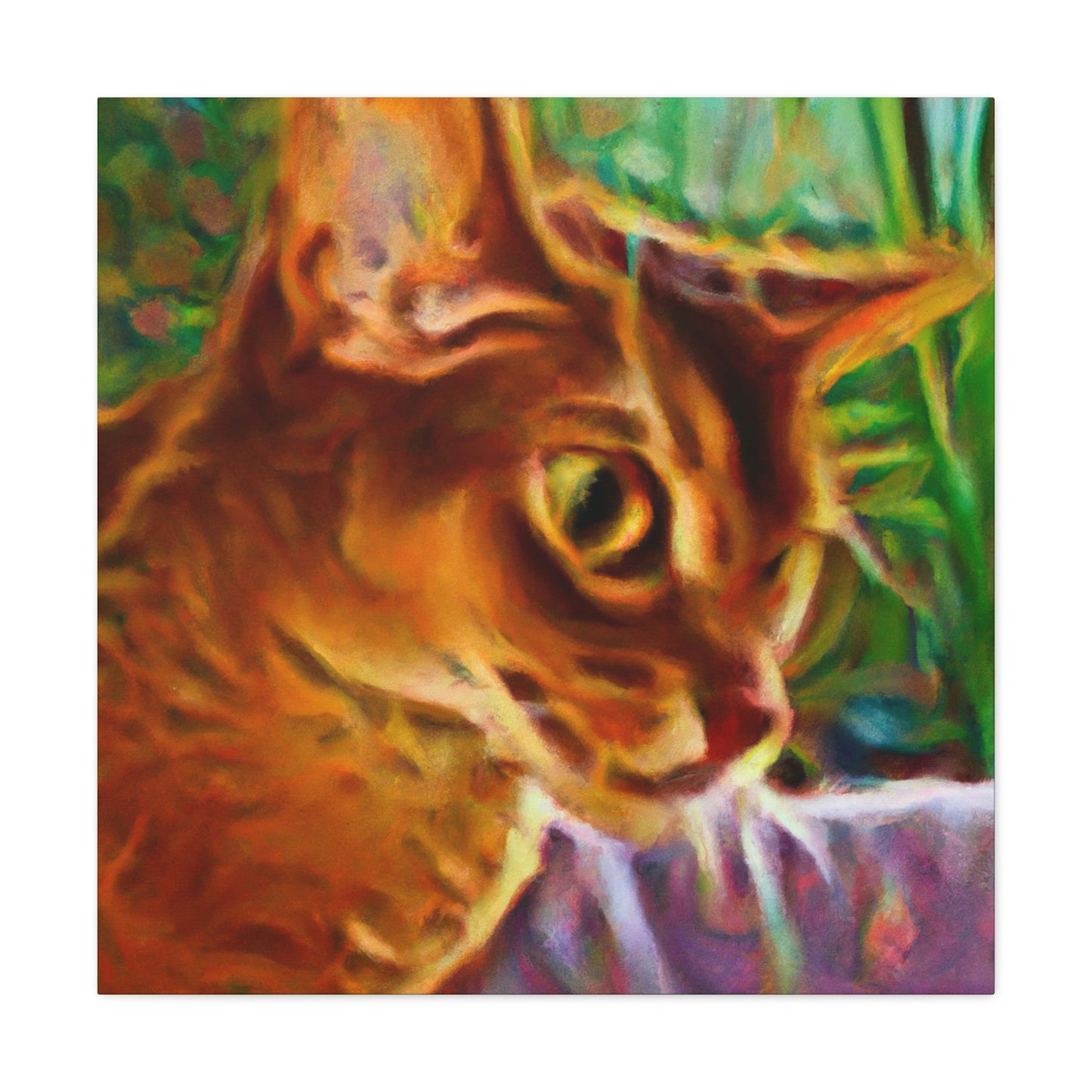 "Abyssinian Colorful Dreams" - Canvas