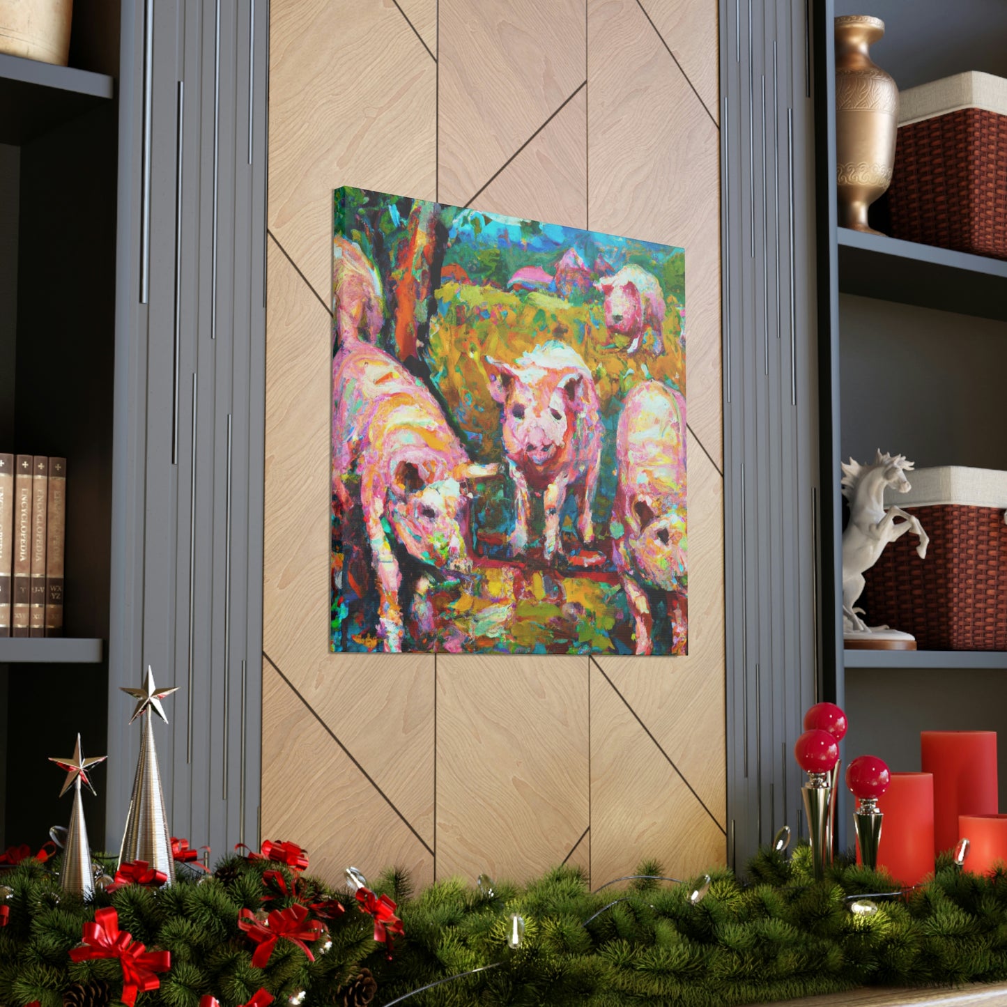 Pigs on the Farm - Canvas