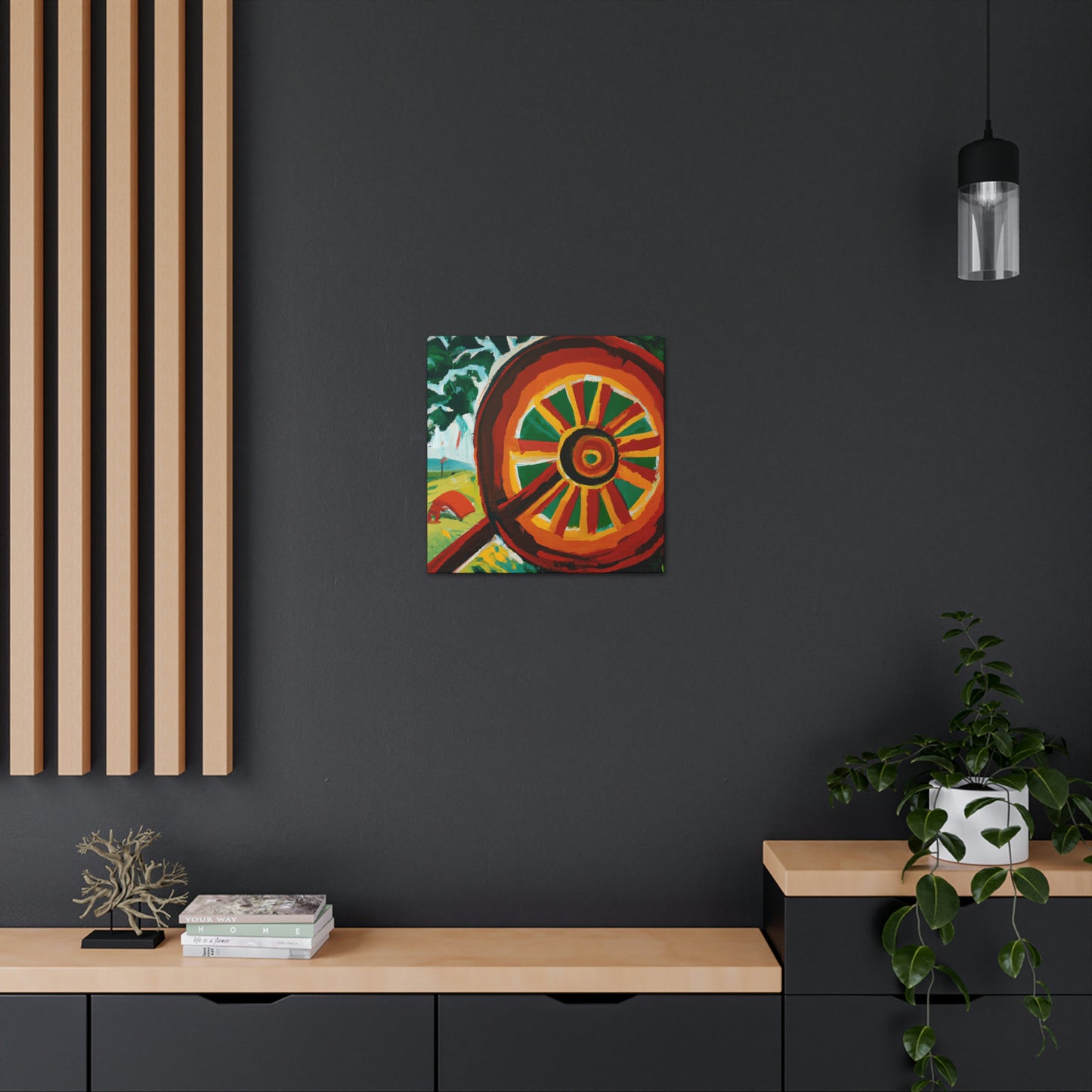 "Wheel of Times Past" - Canvas