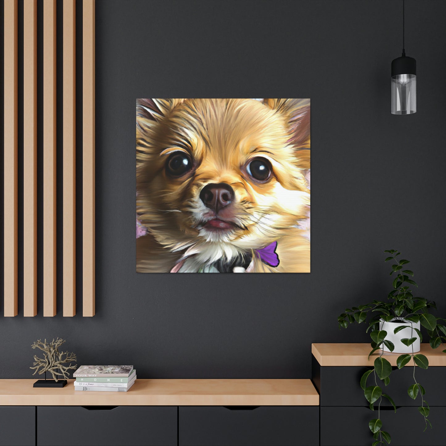 "Chihuahua in Deco". - Canvas