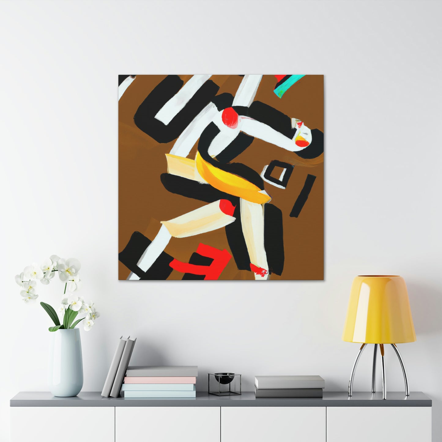 Gymnasts in Motion - Canvas