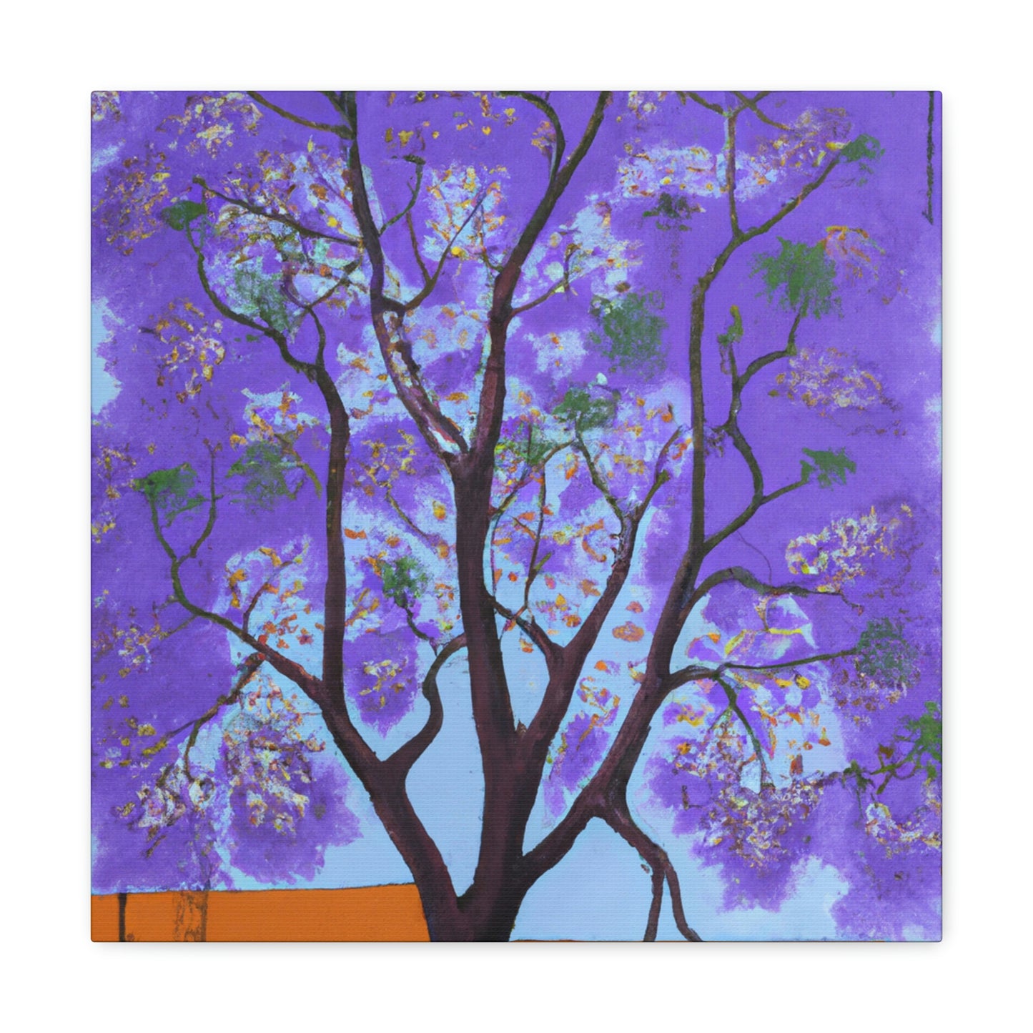 Cascading Jacaranda Joy - Canvas