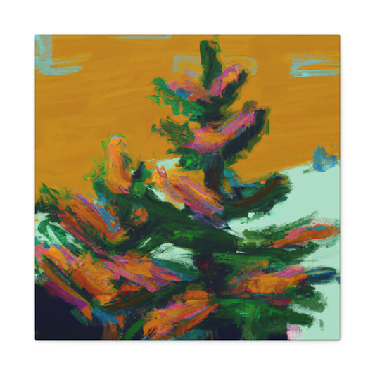 "Fir Tree Expressionism" - Canvas