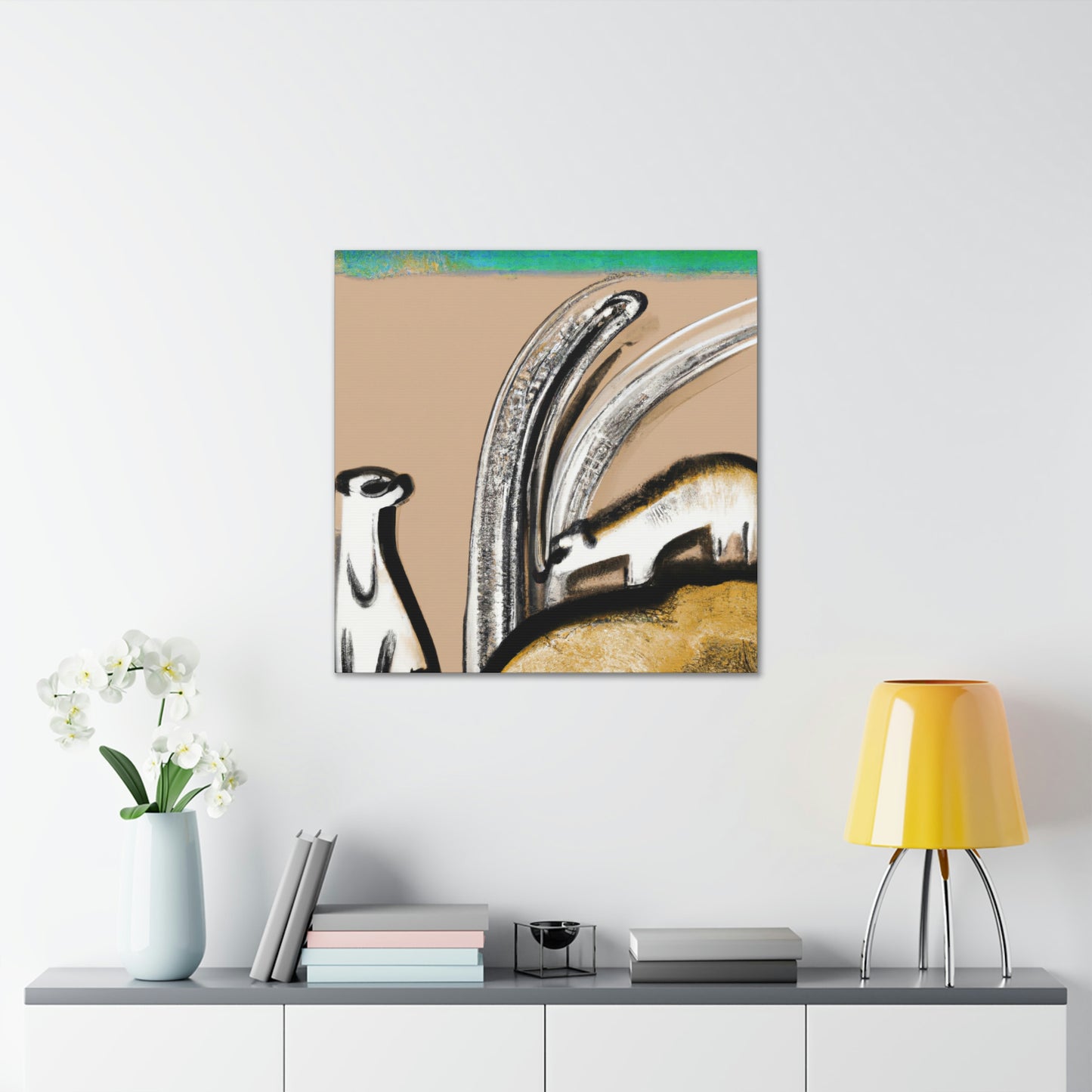 Meerkat Magic Moment - Canvas