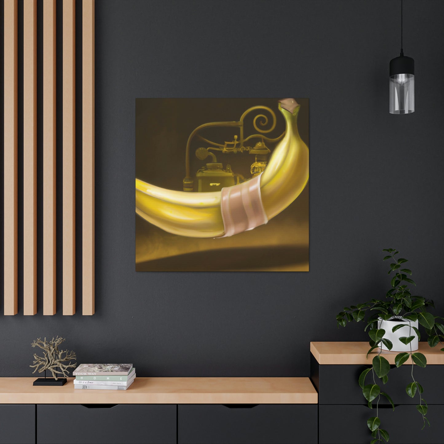 Banana in Steampunkland - Canvas