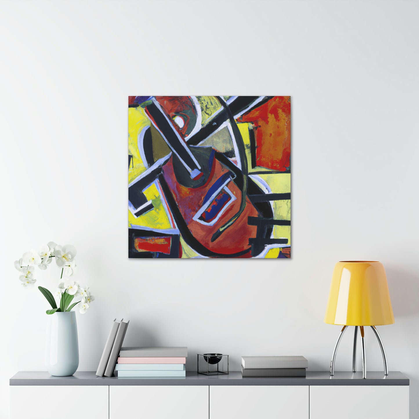 Mandolin in Expressionism - Canvas