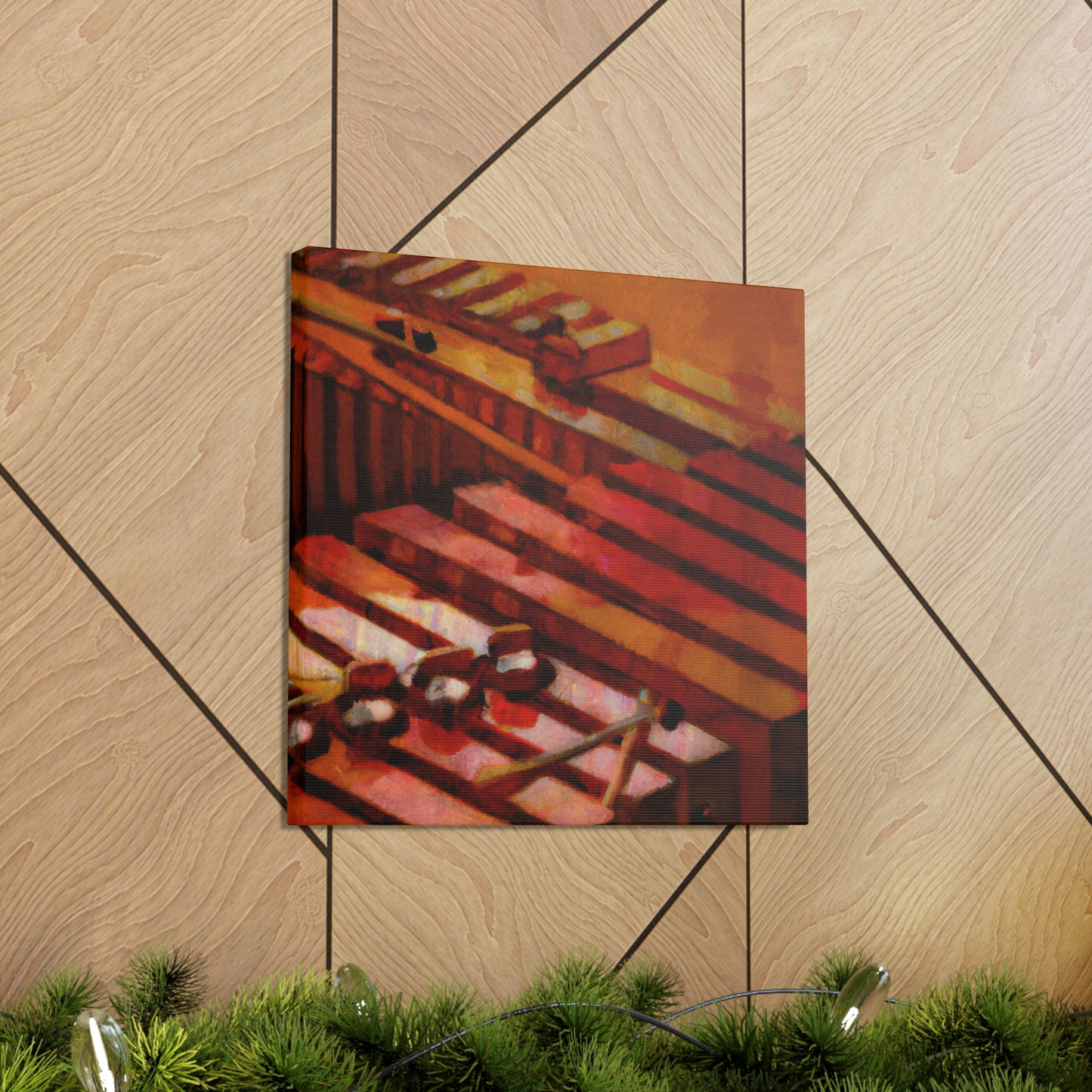 Xylophone in Deco Style - Canvas