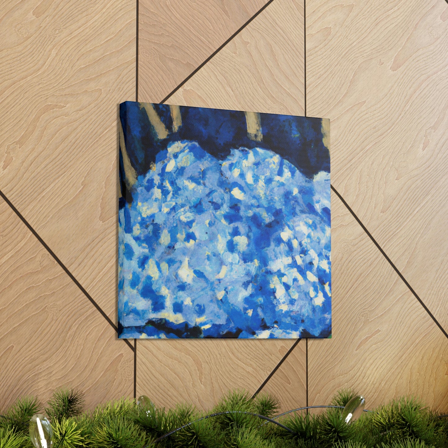 "Hydrangea Splendor Ablaze" - Canvas