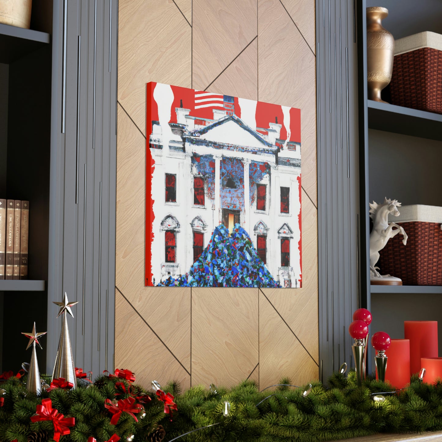 The White House Grandeur - Canvas