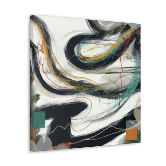 River's Abstraction Dance - Canvas