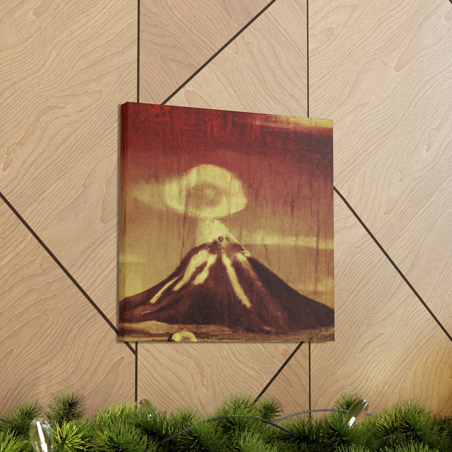 Volcano Burst of Color - Canvas