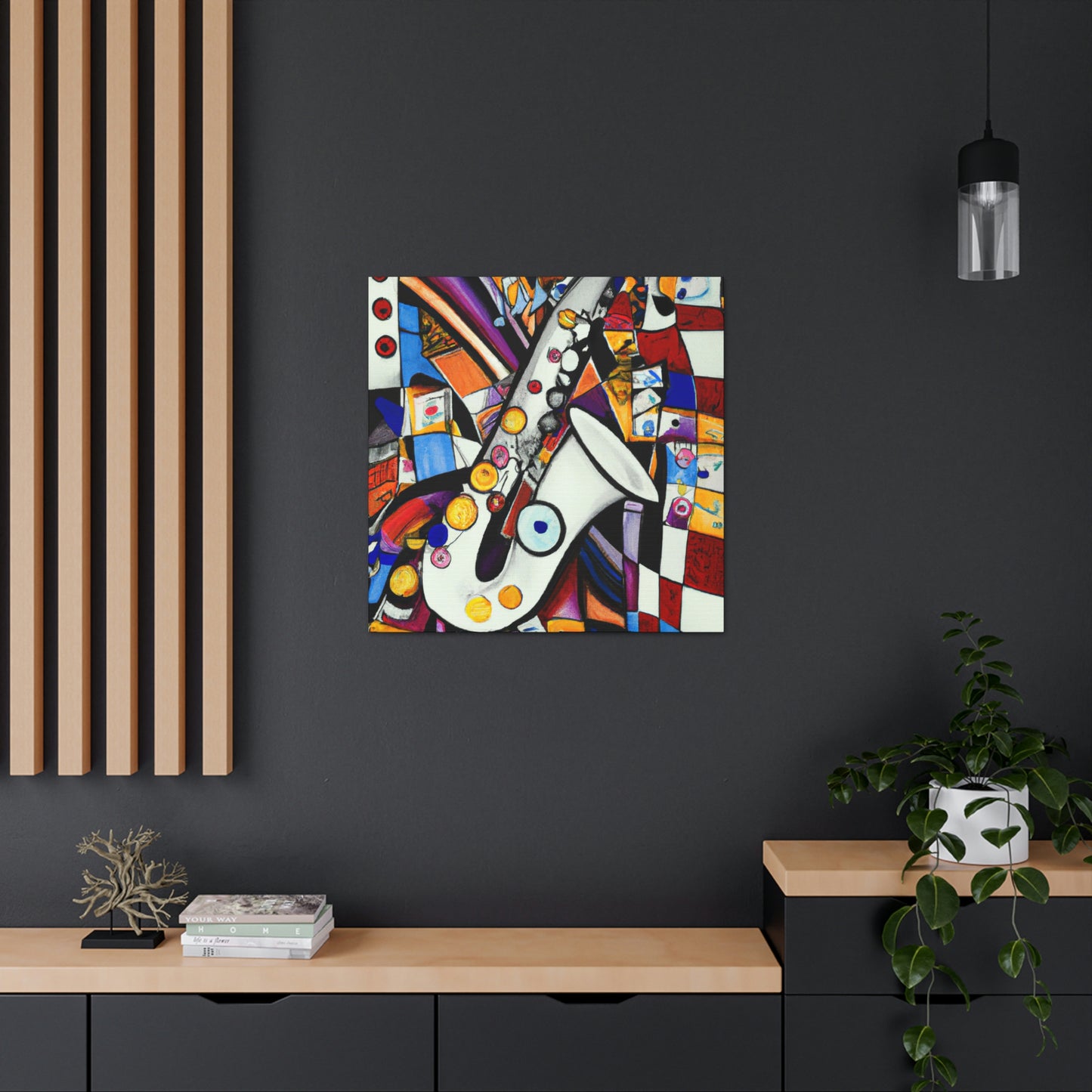 Clarinet in Art Deco - Canvas