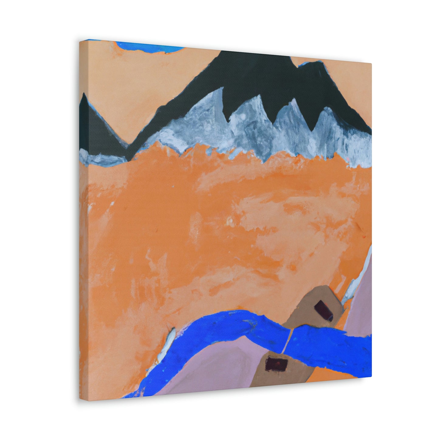 Mountain Majesty Ablaze - Canvas