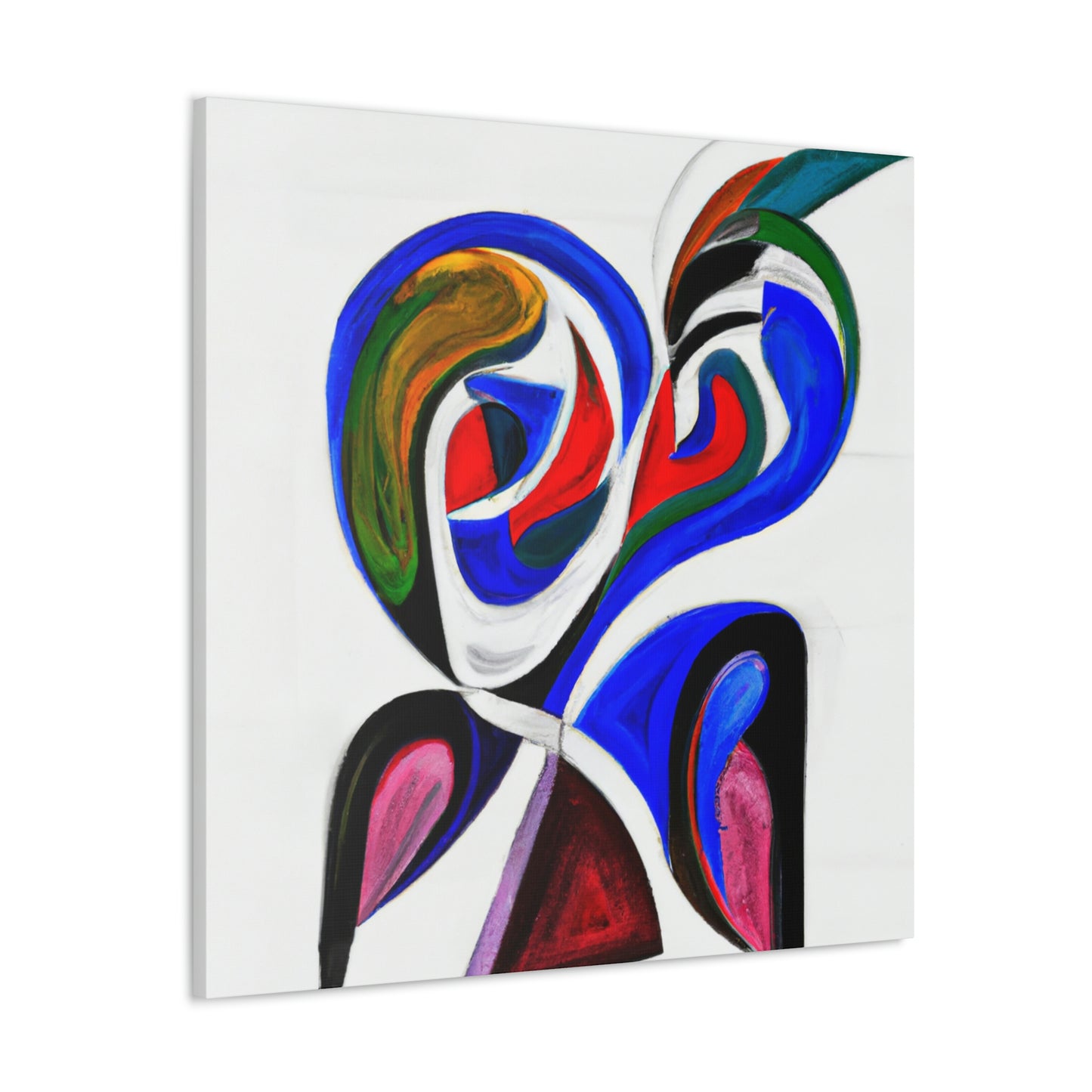 Lovebirds in Flux - Canvas