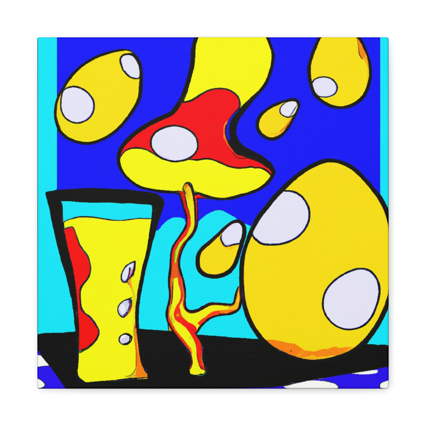 Eggs in Technicolor - Canvas