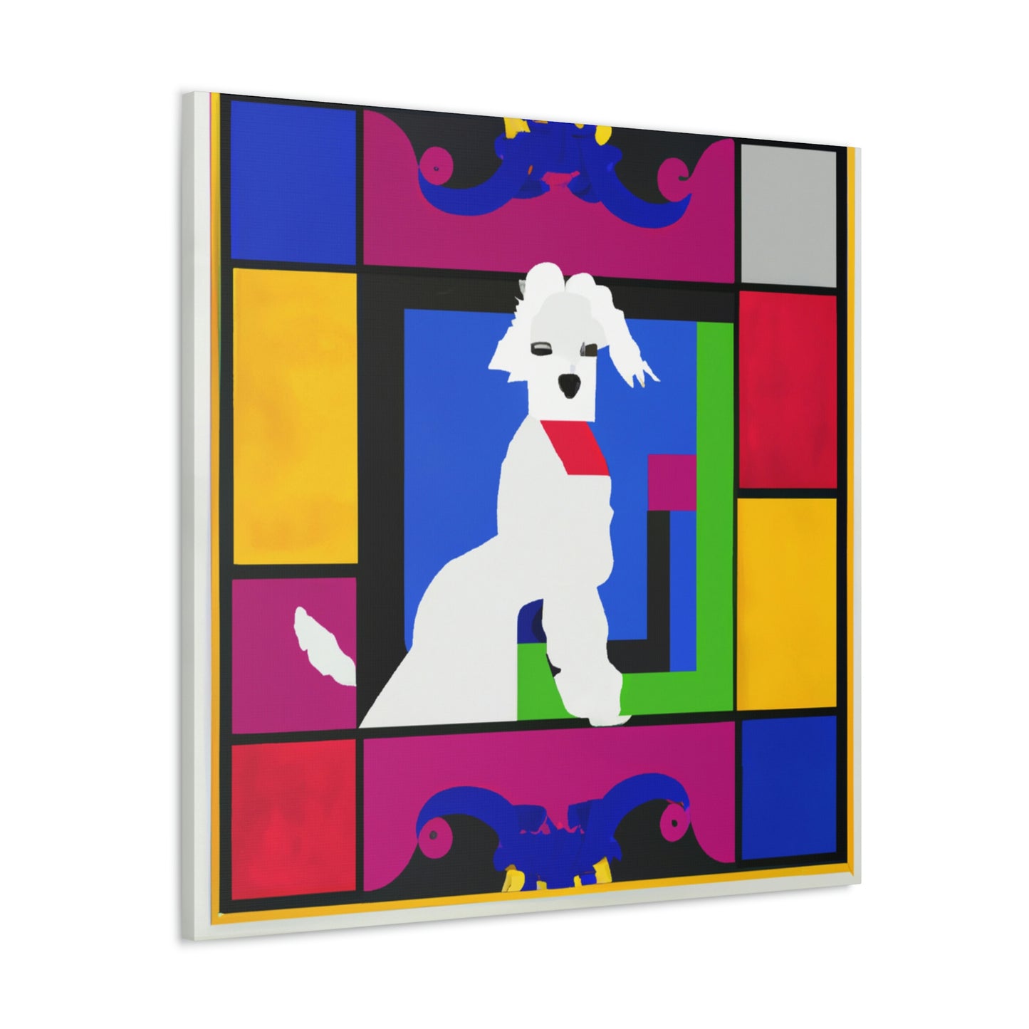 Maltese Puppy Portrait - Canvas