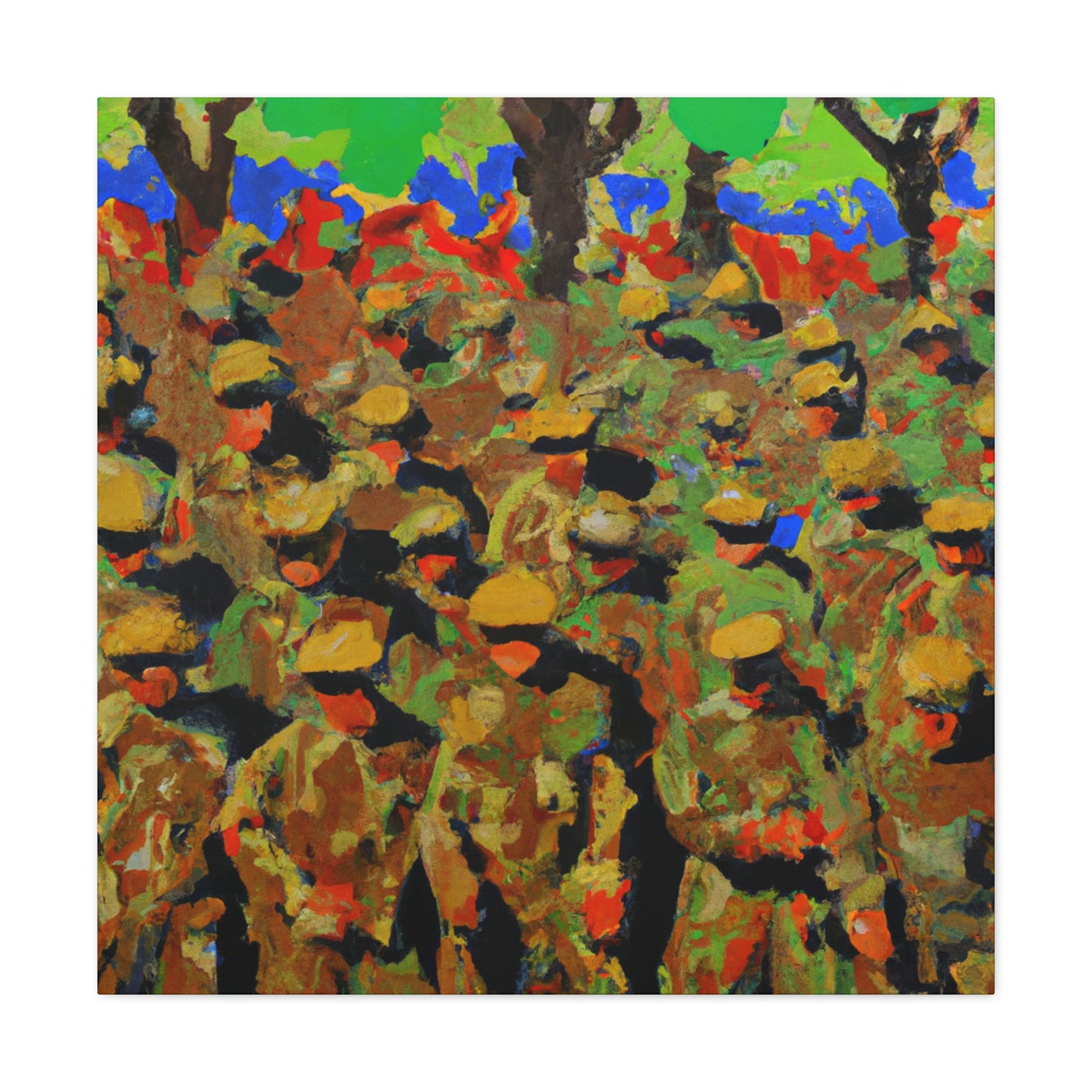 Camouflaged in Fauvism - Canvas