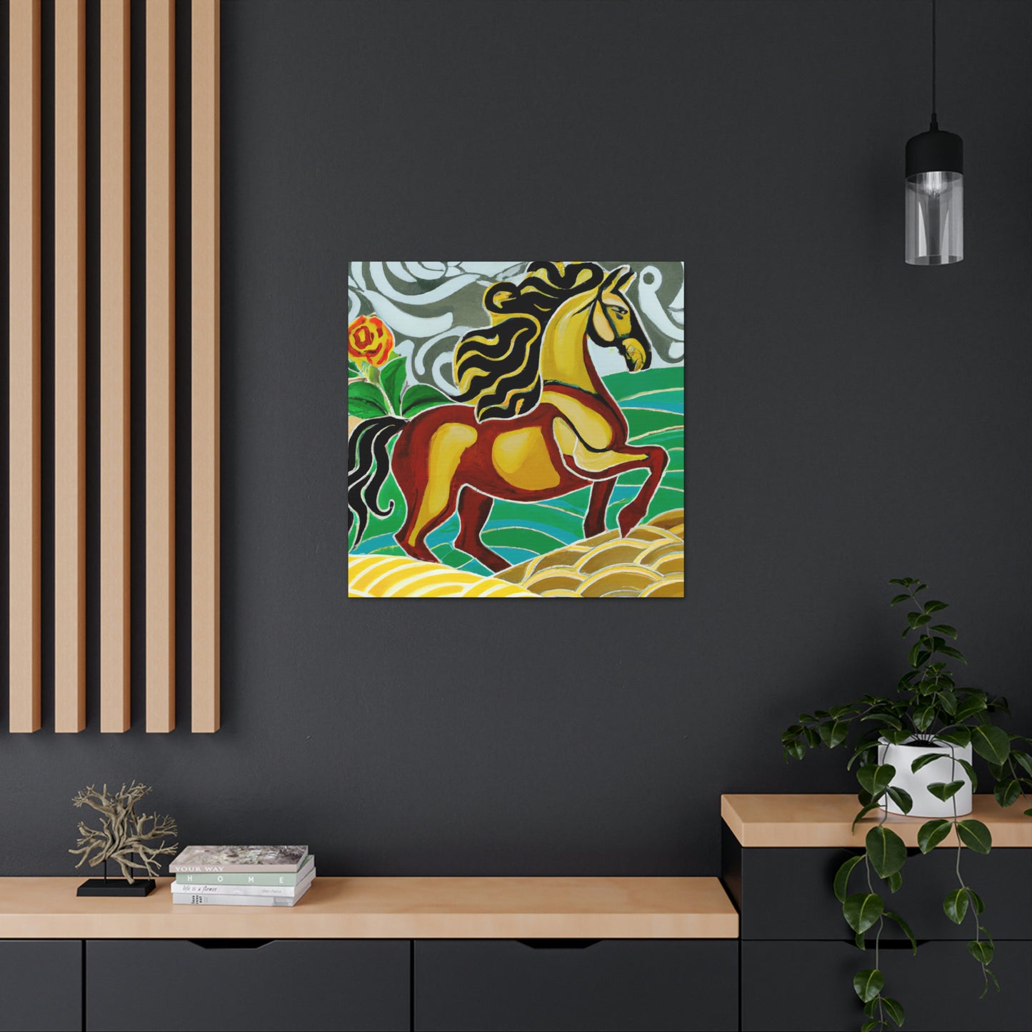 "Chasing The Wild Horse" - Canvas