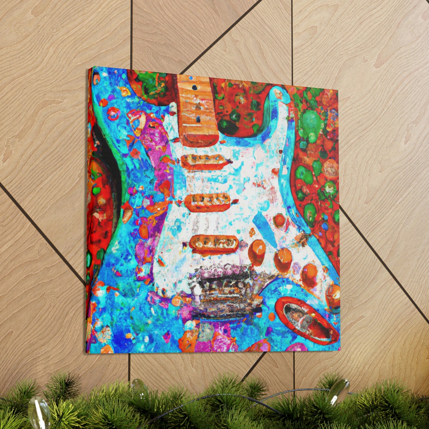 Fender's Expressionistic Vision - Canvas