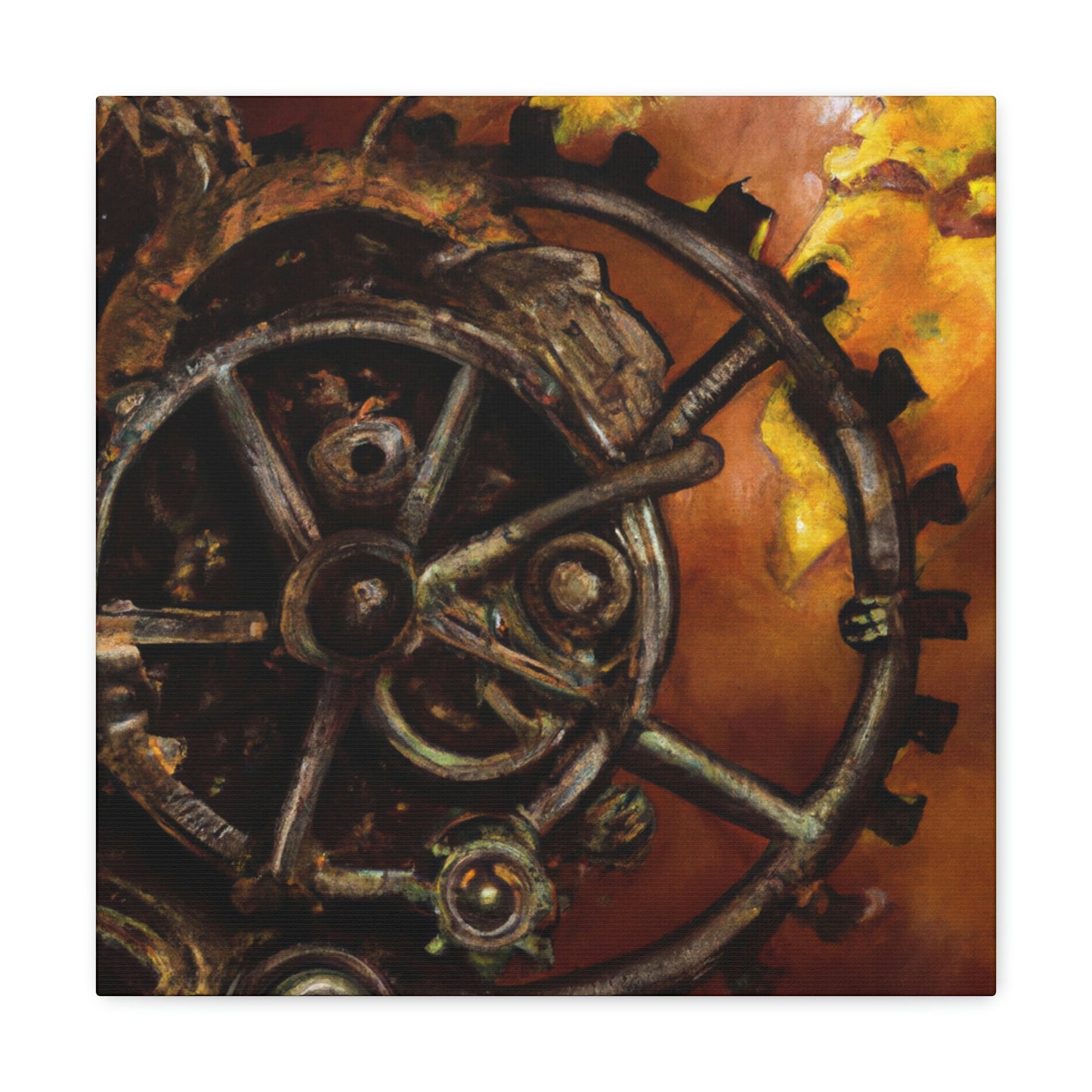 "Earth's Steampunk Legacy" - Canvas