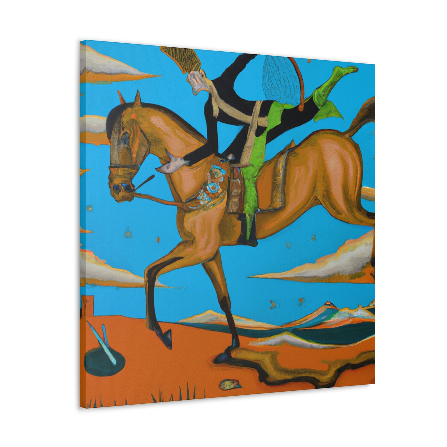 Cavalryman's Dream Vision - Canvas