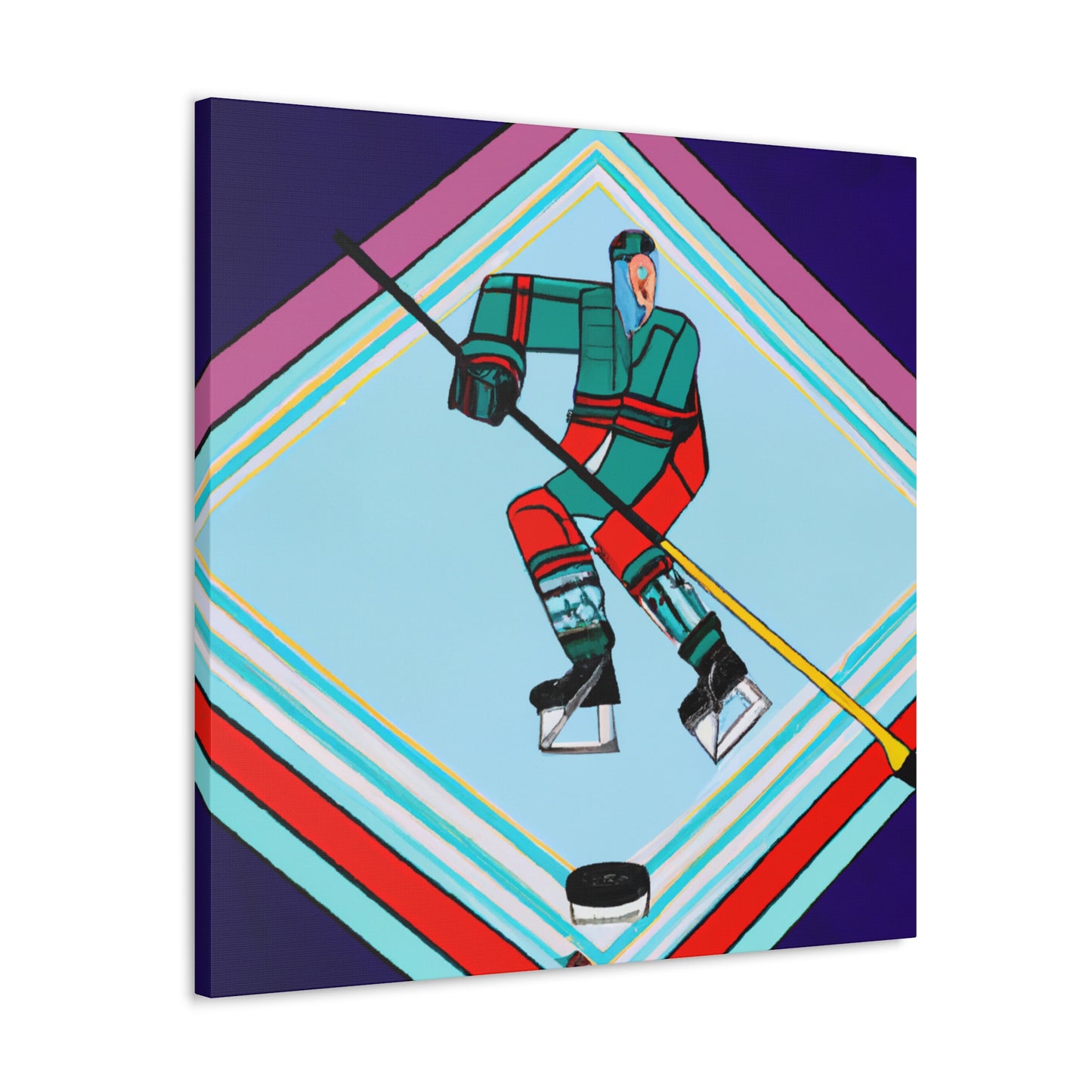 "Ice on Skates Glide" - Canvas