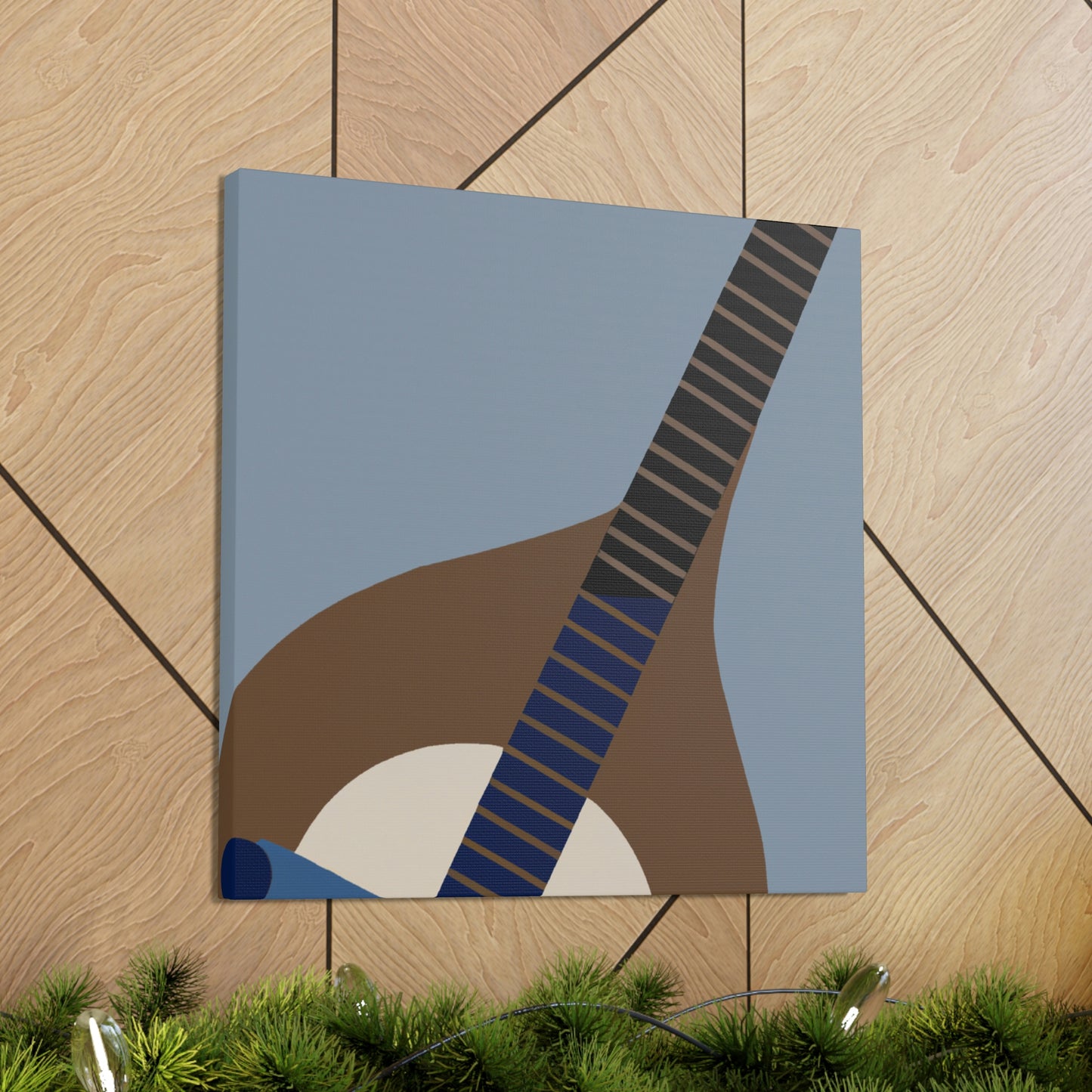 "Mandolin Minimalism Melody" - Canvas