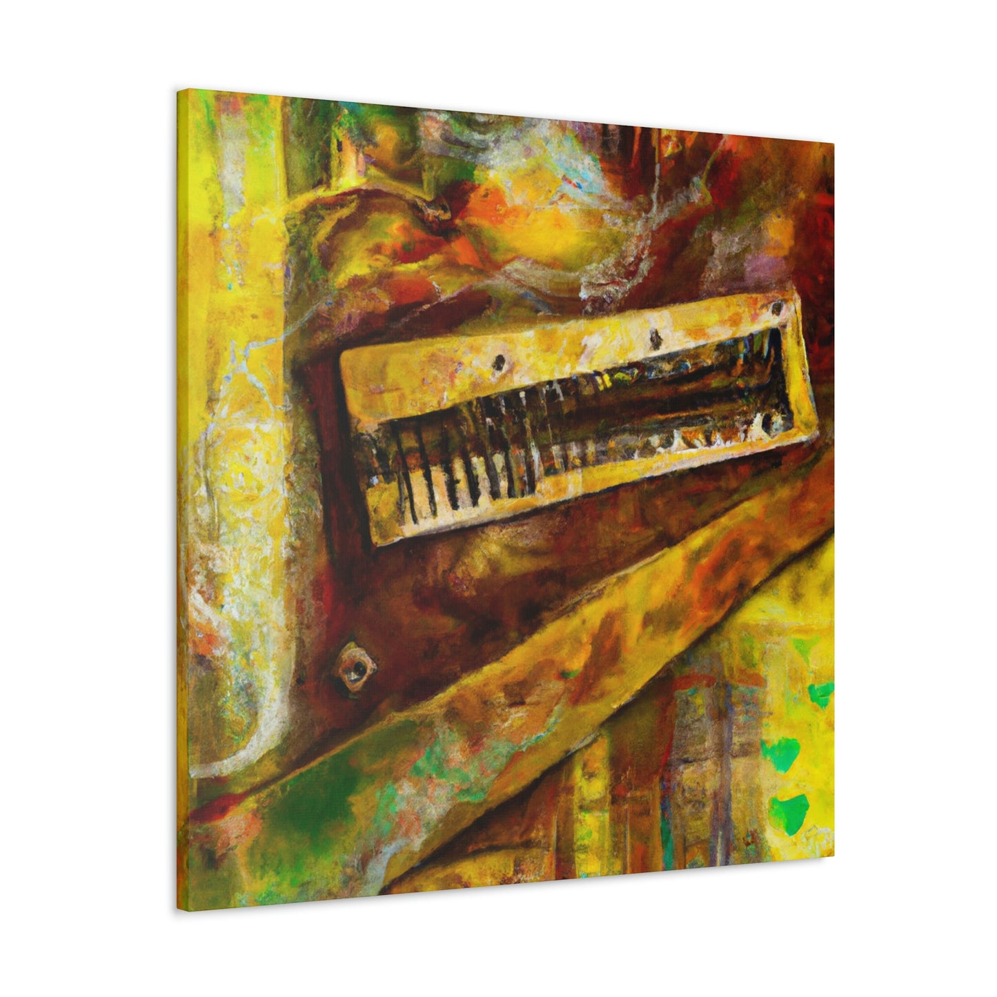 Harmonica Melody Music - Canvas