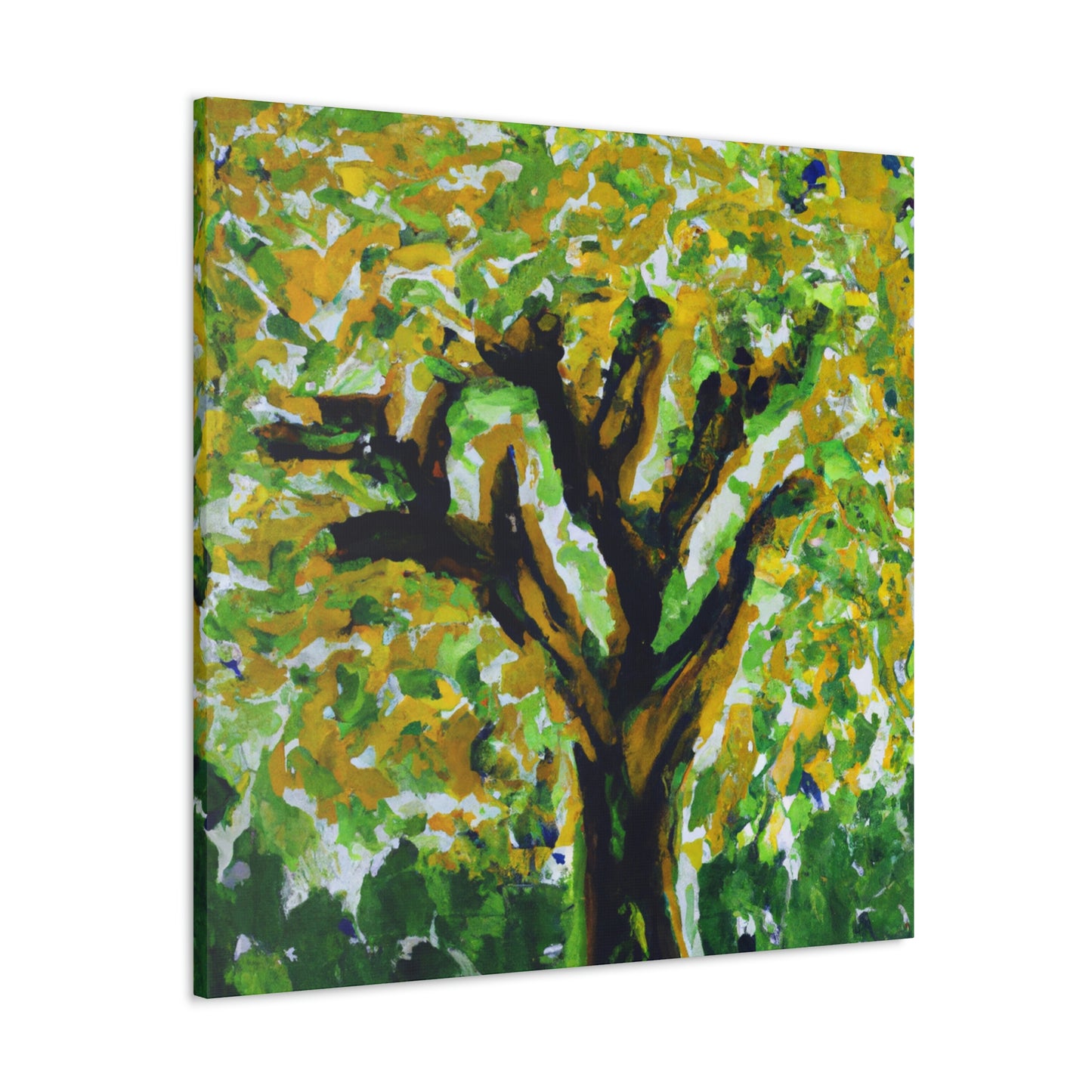 Elm Tree Expressionism - Canvas