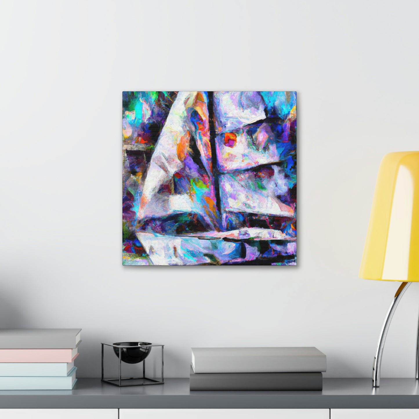 Sailboat in Abstraction - Canvas