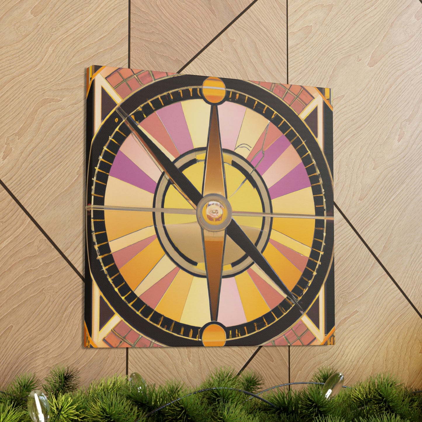 "Compass of Art Deco" - Canvas