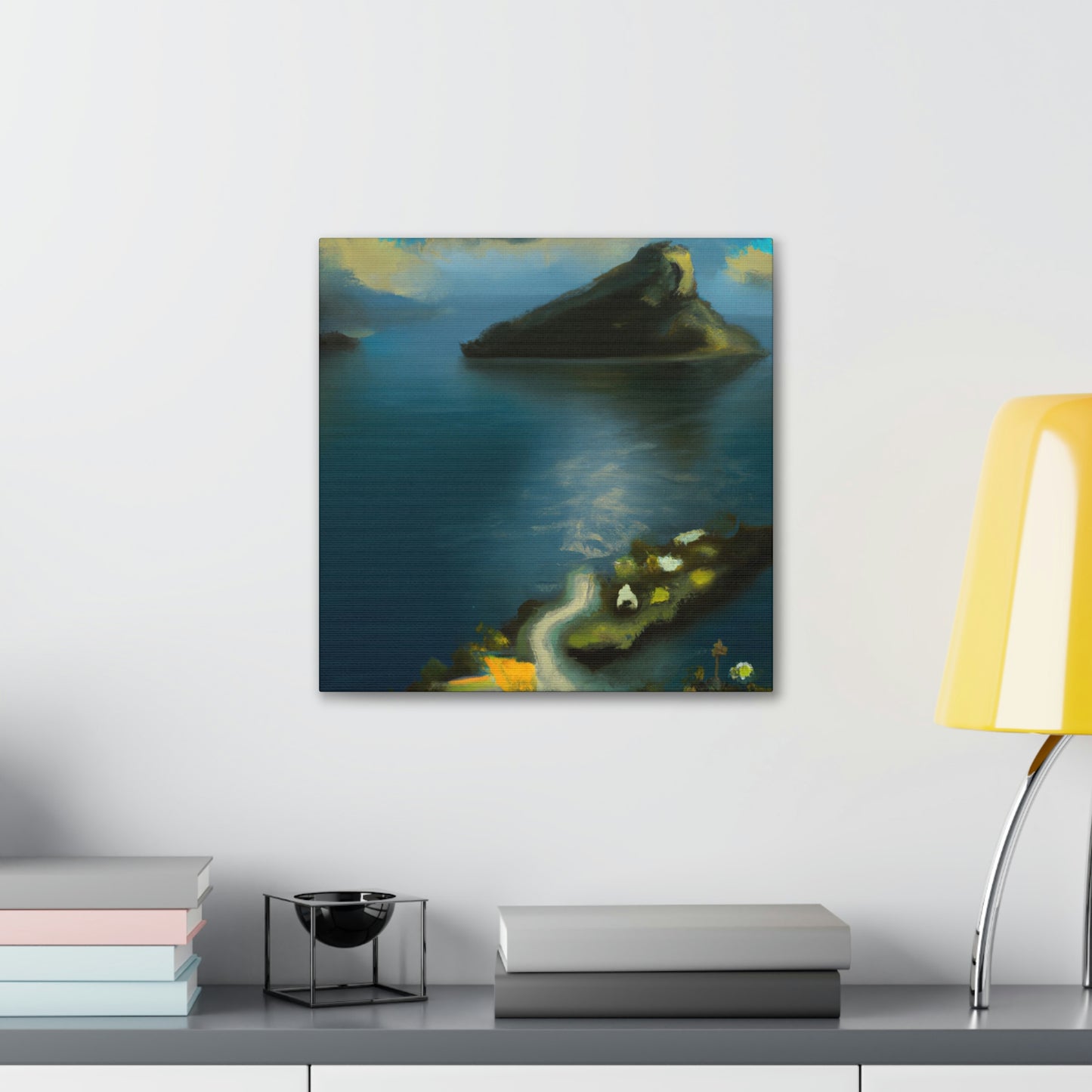 Island in Abstract Space - Canvas