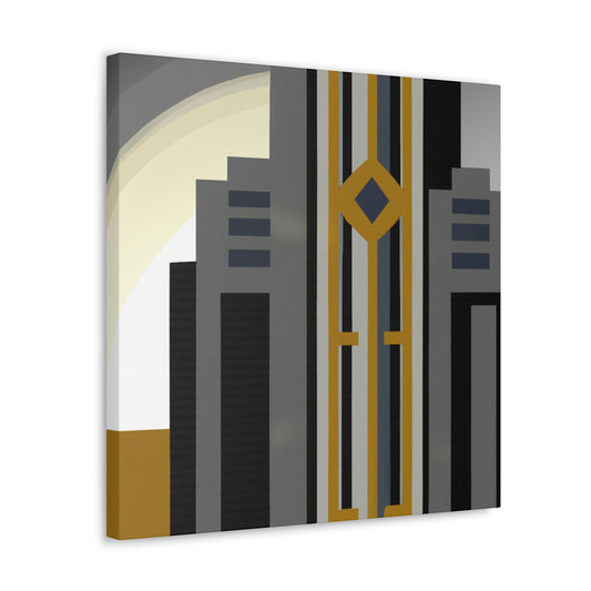 "Bold Deco Brilliance" - Canvas