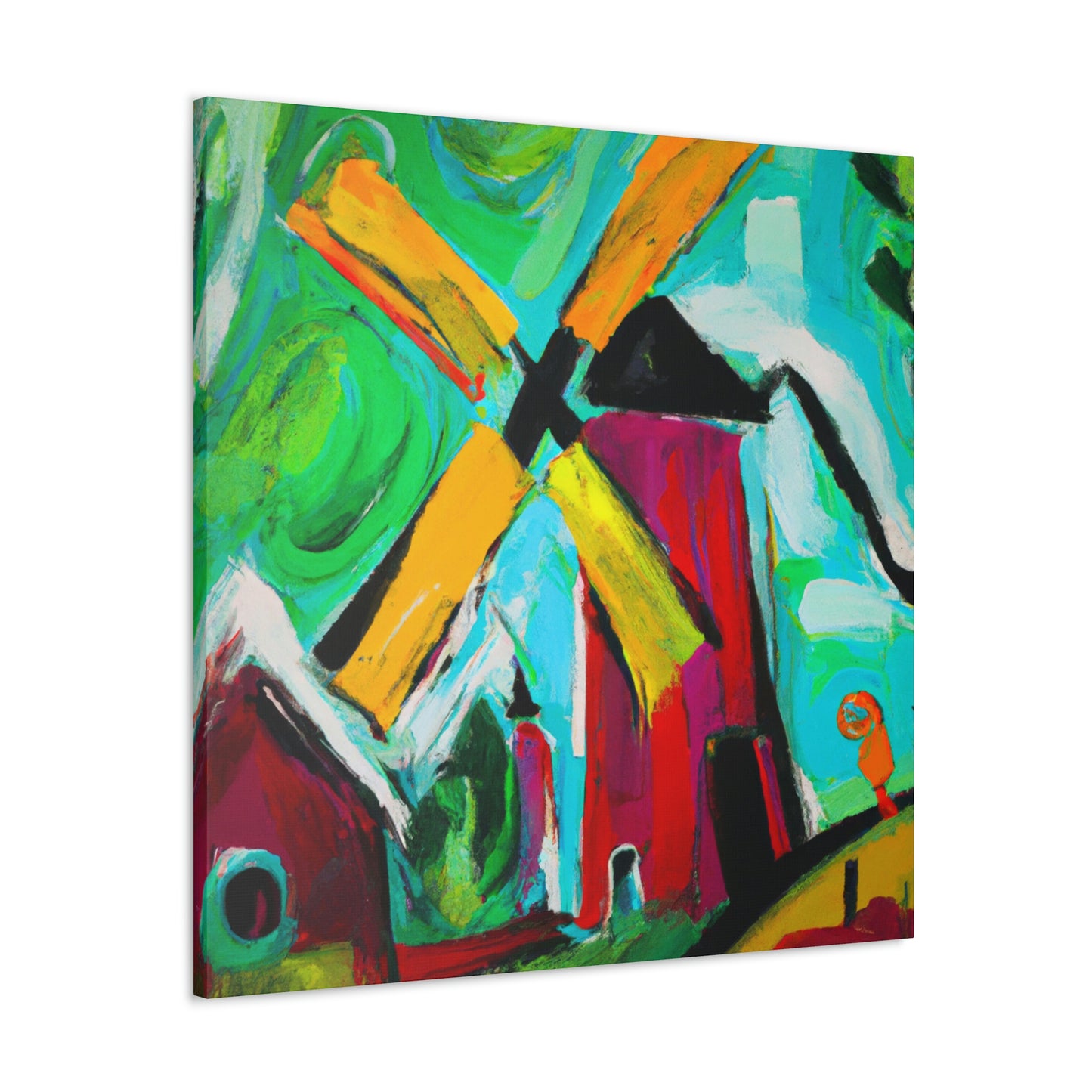 Windmill in Turbulence - Canvas