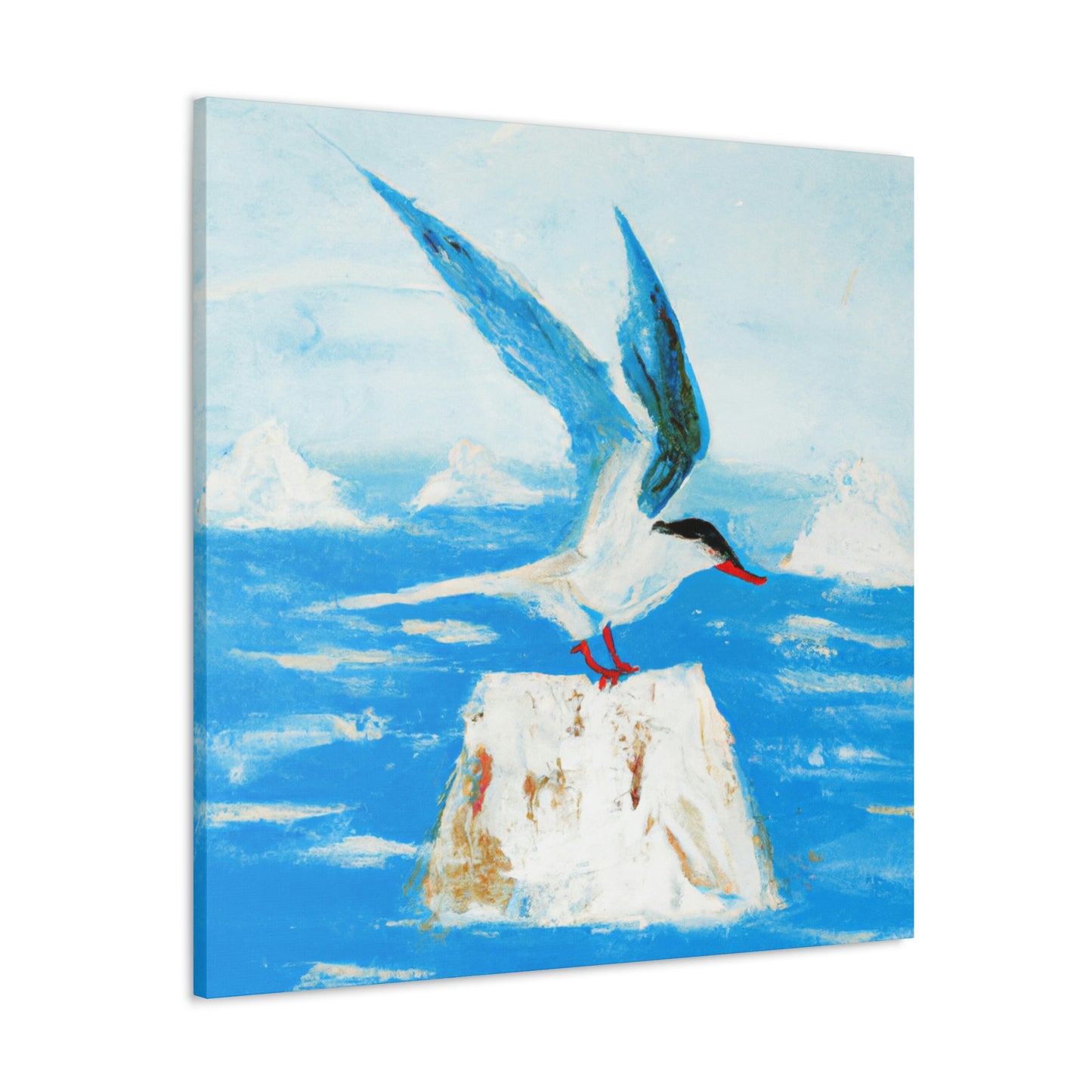 Terns in Serene Flight - Canvas