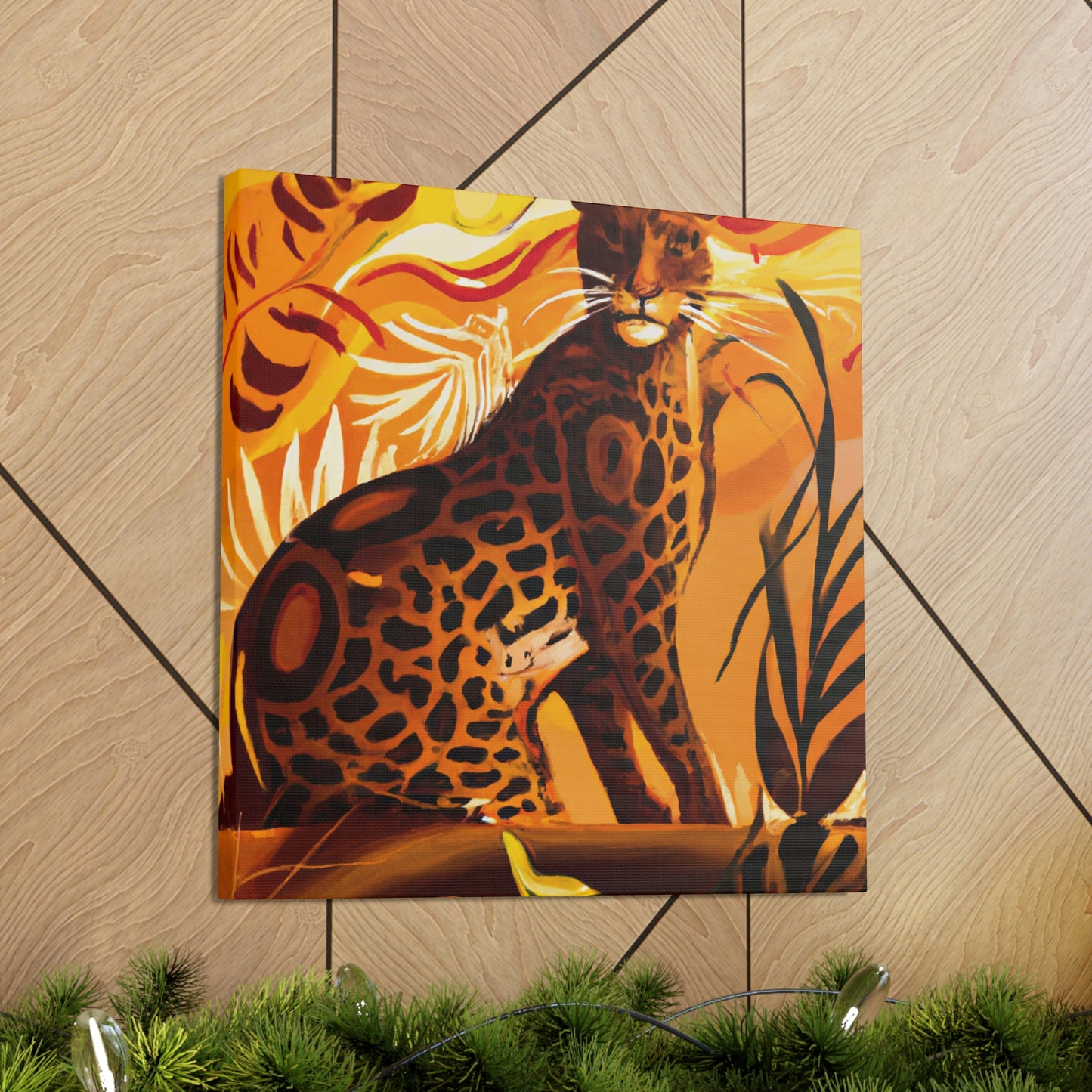 "Leopard in the Jazz Age" - Canvas