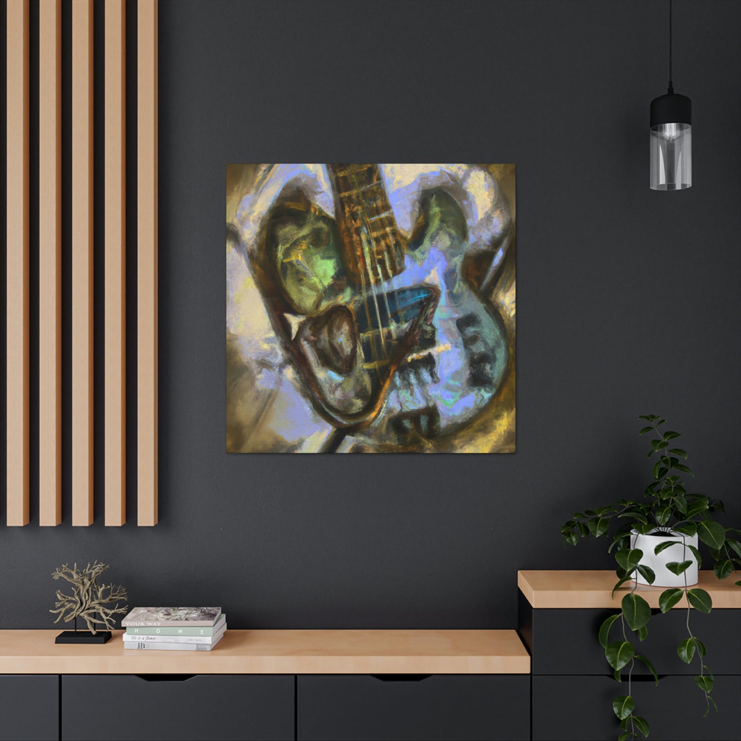 "Bass Guitar Symphony" - Canvas