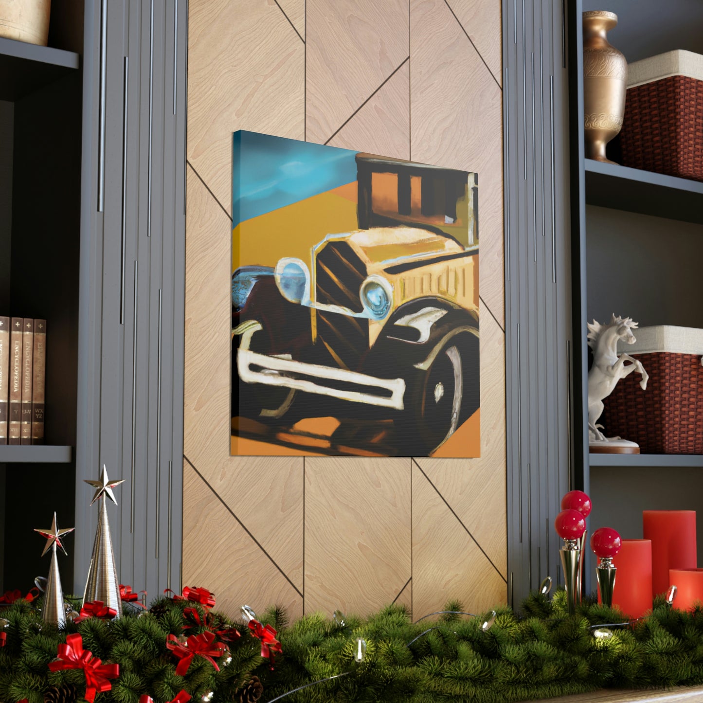 "Automobiles of the 20s" - Canvas