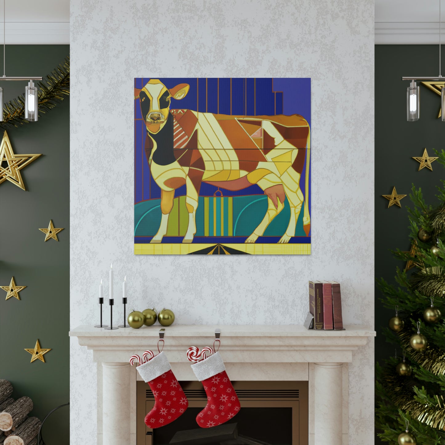 Jersey Cow Pegasus Float - Canvas