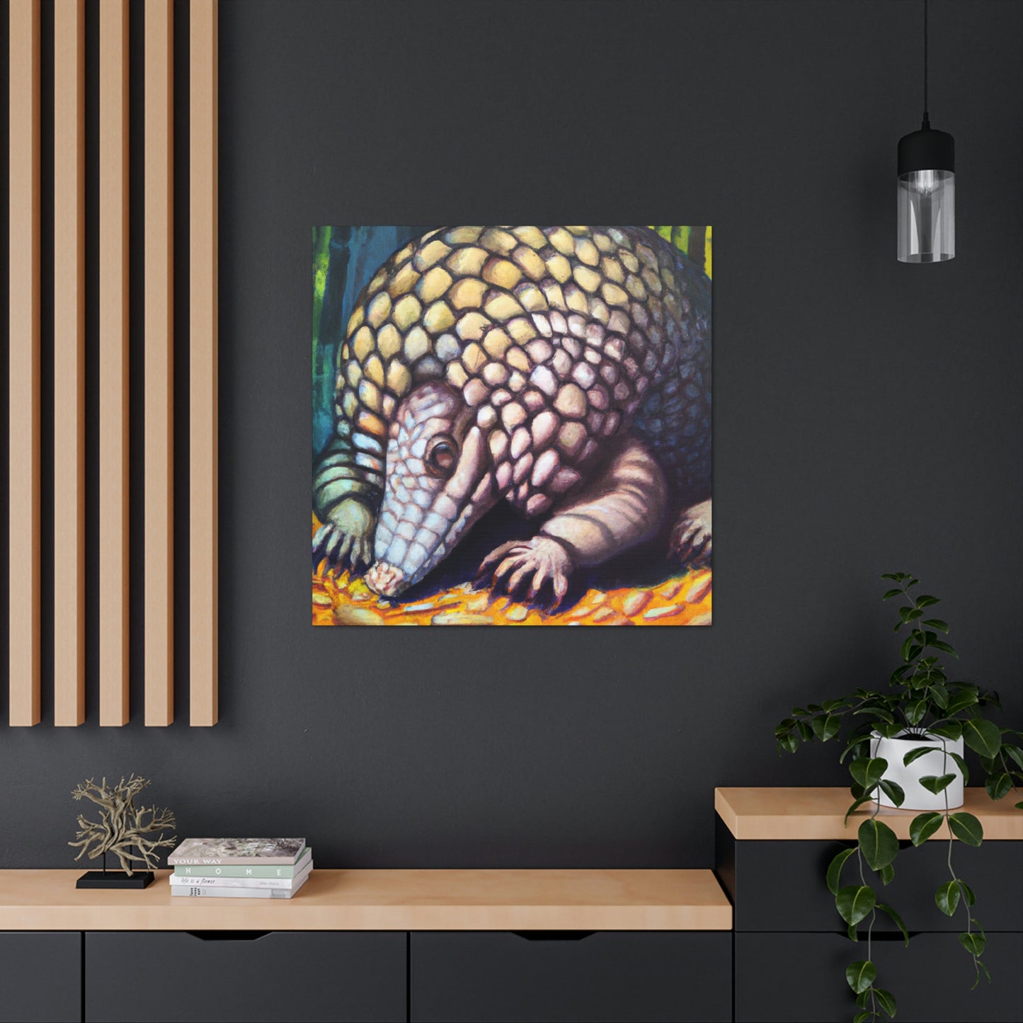 Indian Pangolin Artwork - Canvas