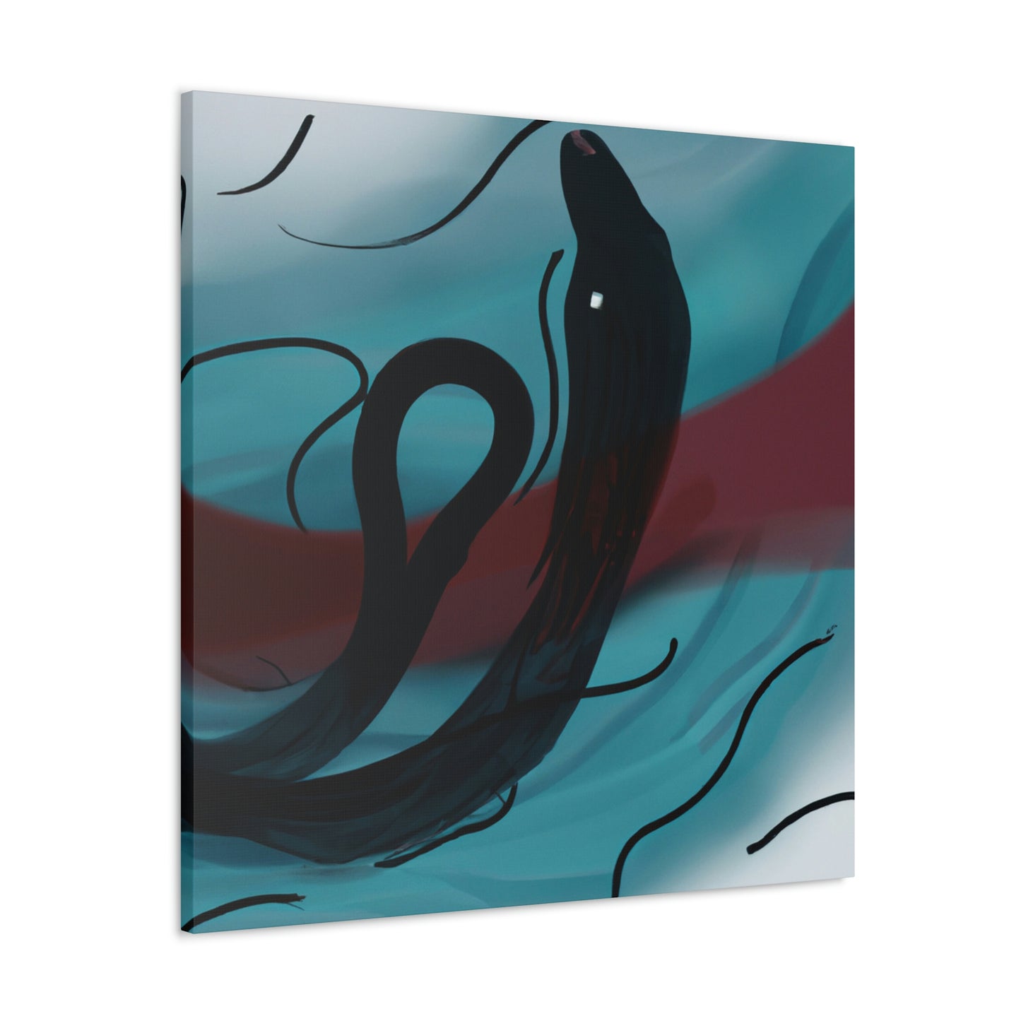 "Eels in Abstract Form" - Canvas