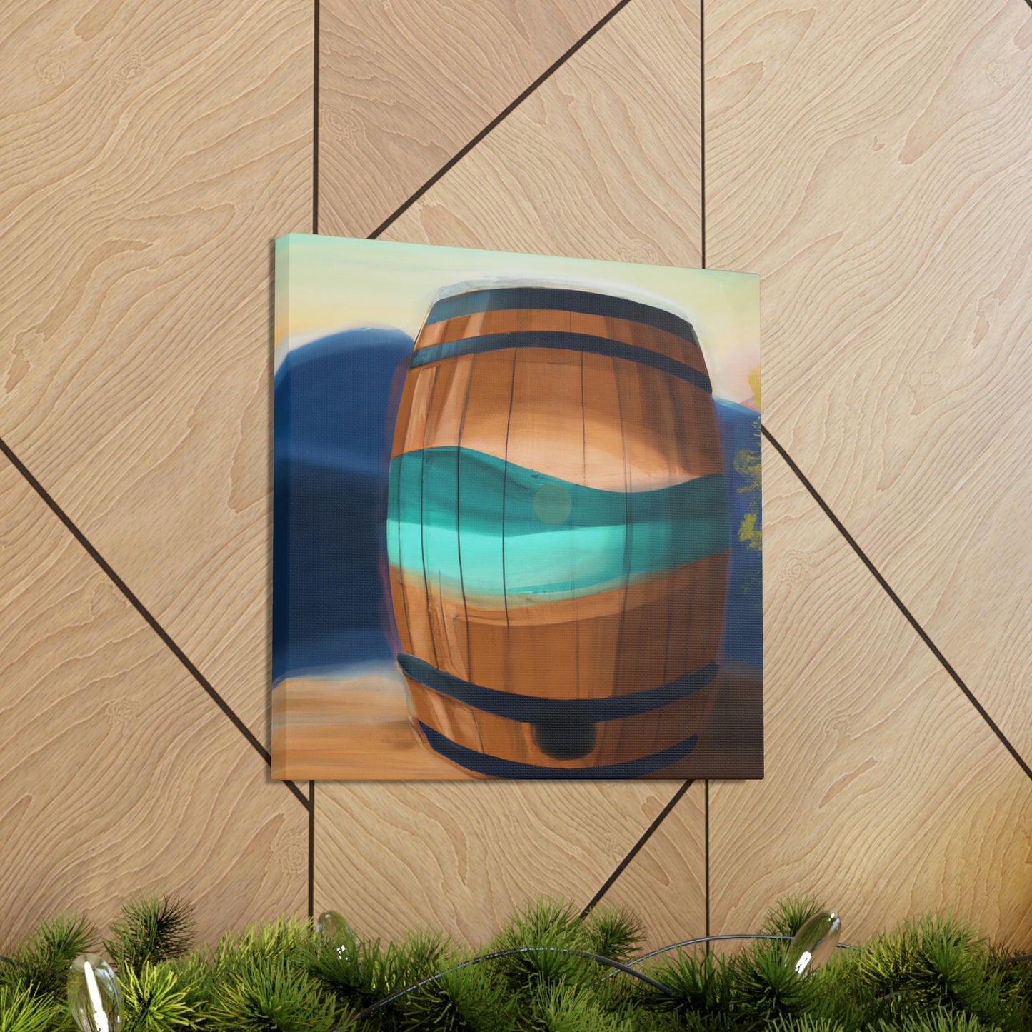 "Whiskey Barrell Nocturne" - Canvas