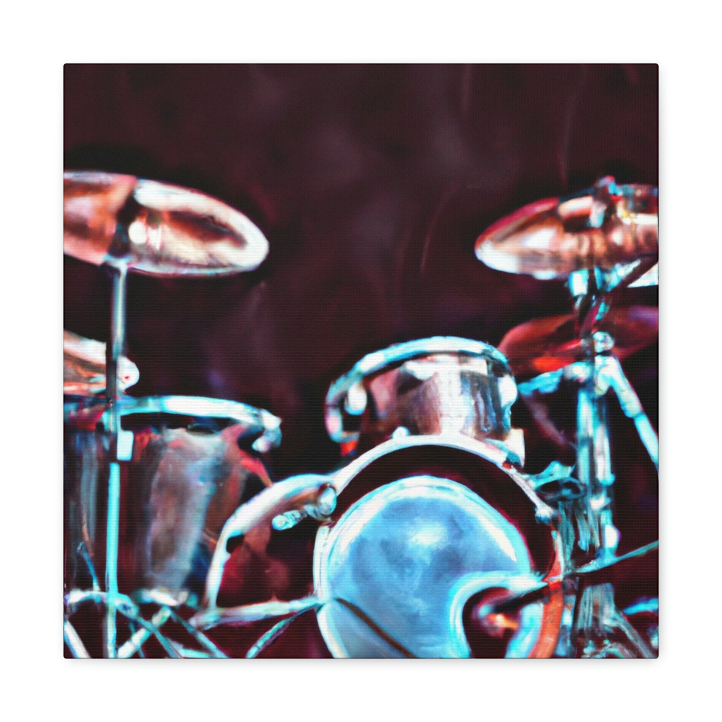 "Rock the Drum Set" - Canvas