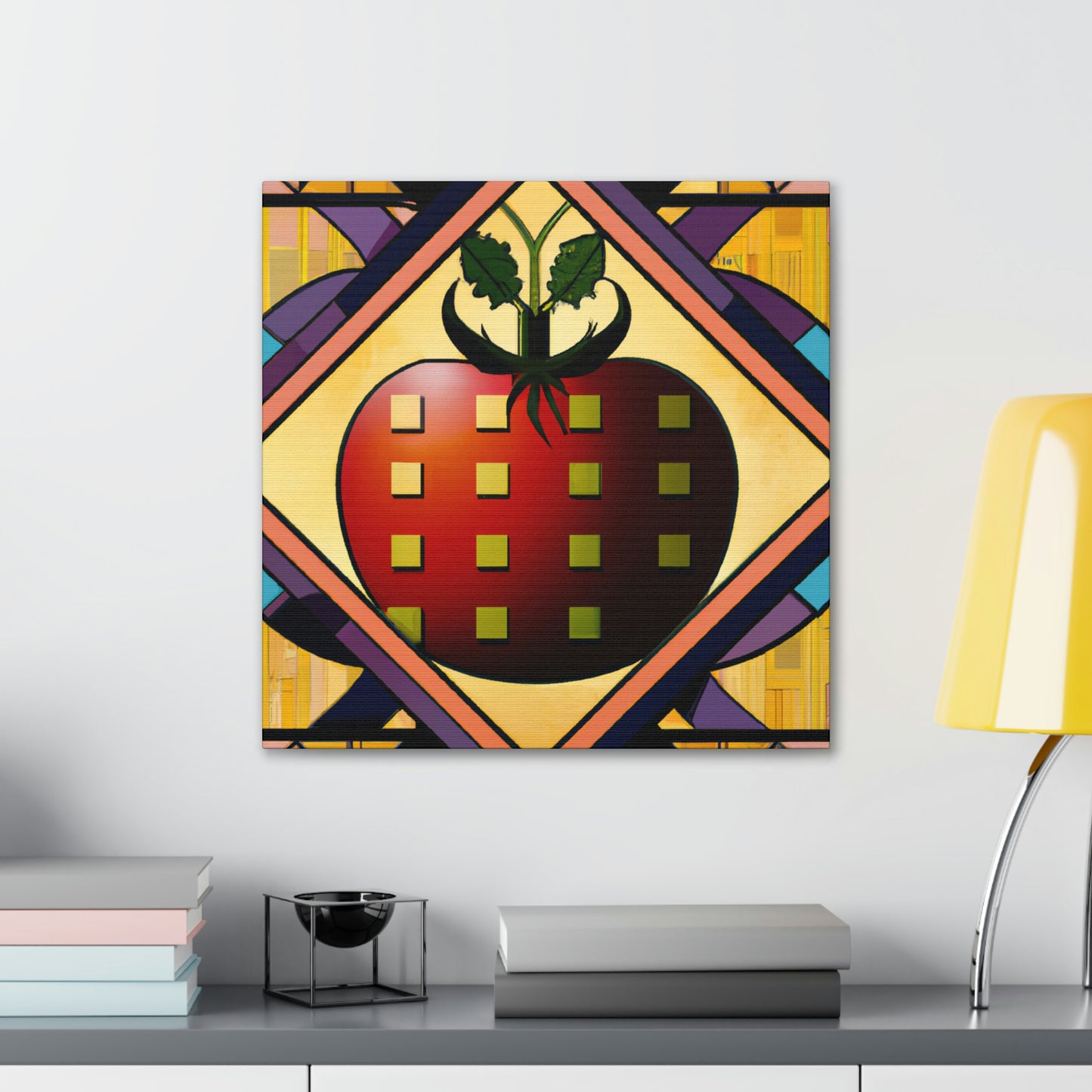 Tasty Art Deco Tomato - Canvas