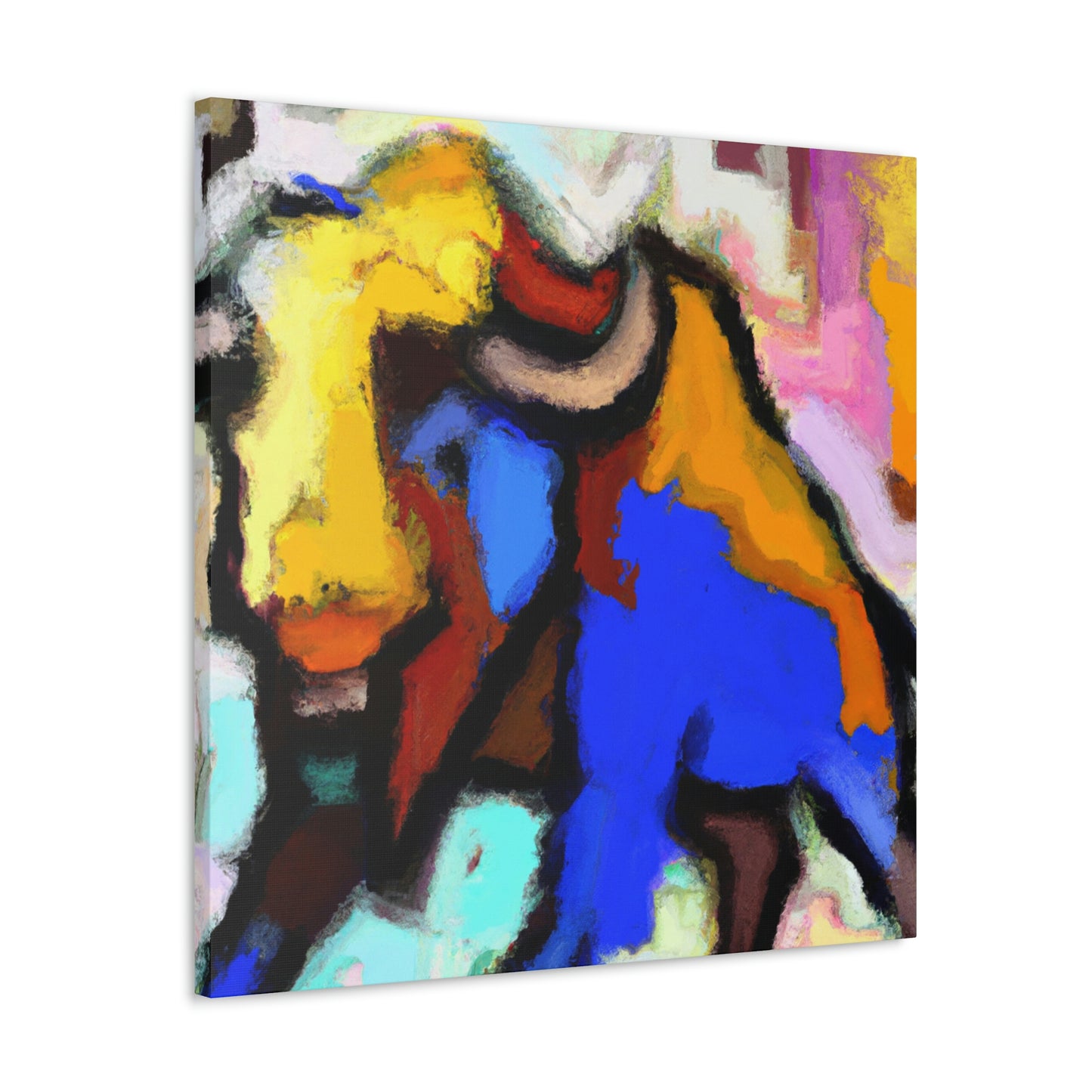 "Bison in the Wild" - Canvas