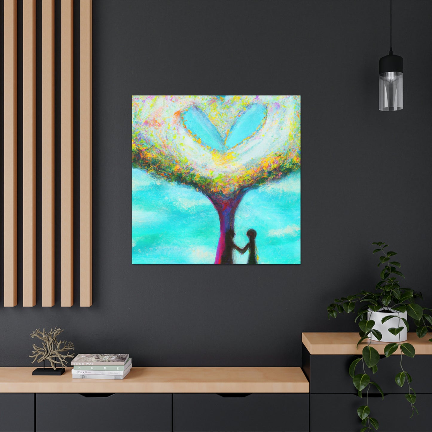 "Love Tree Abstracted" - Canvas