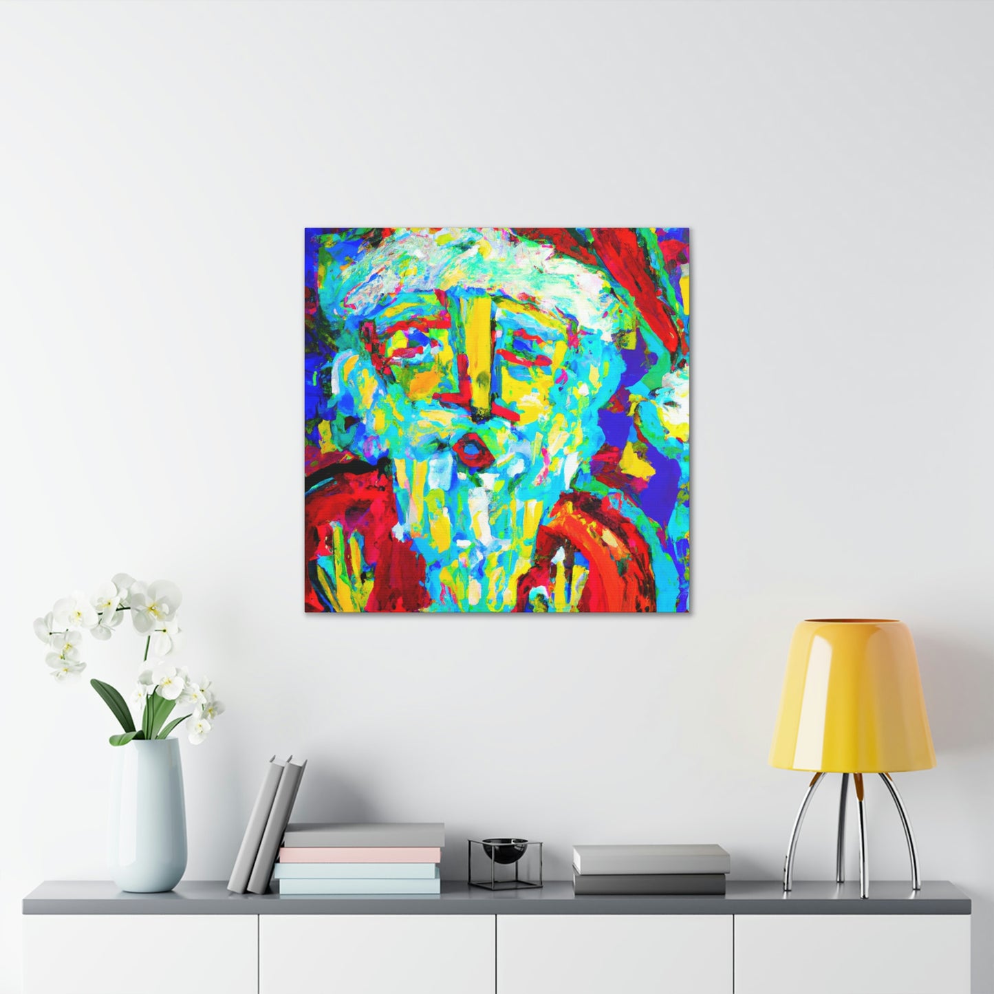 Santa in Expressionism - Canvas