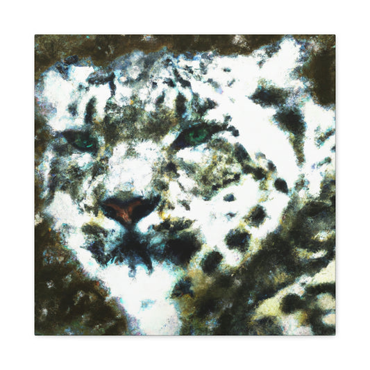 Snow Leopard Brilliance - Canvas